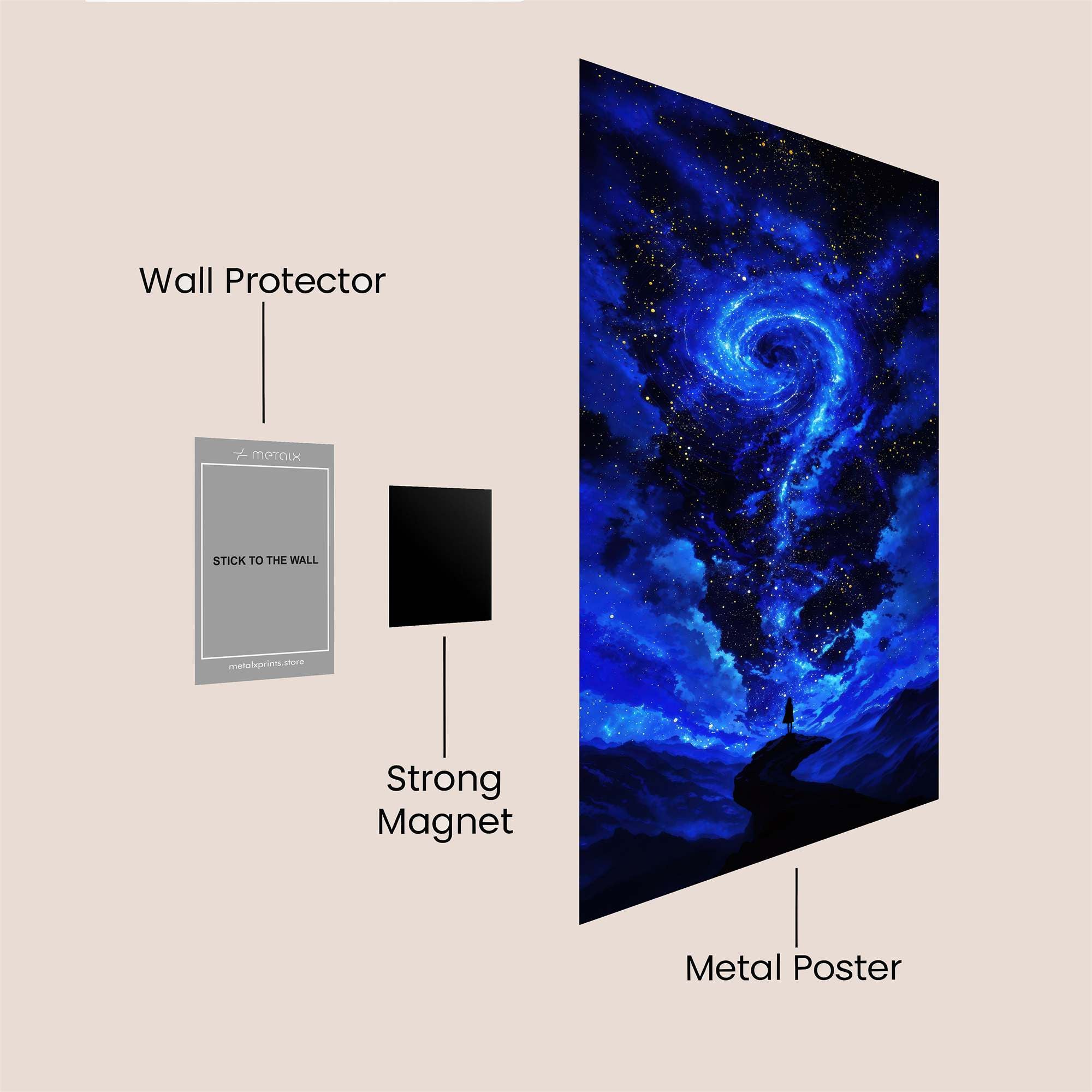 Cosmic Wonder Safe Wall Magnetic / M