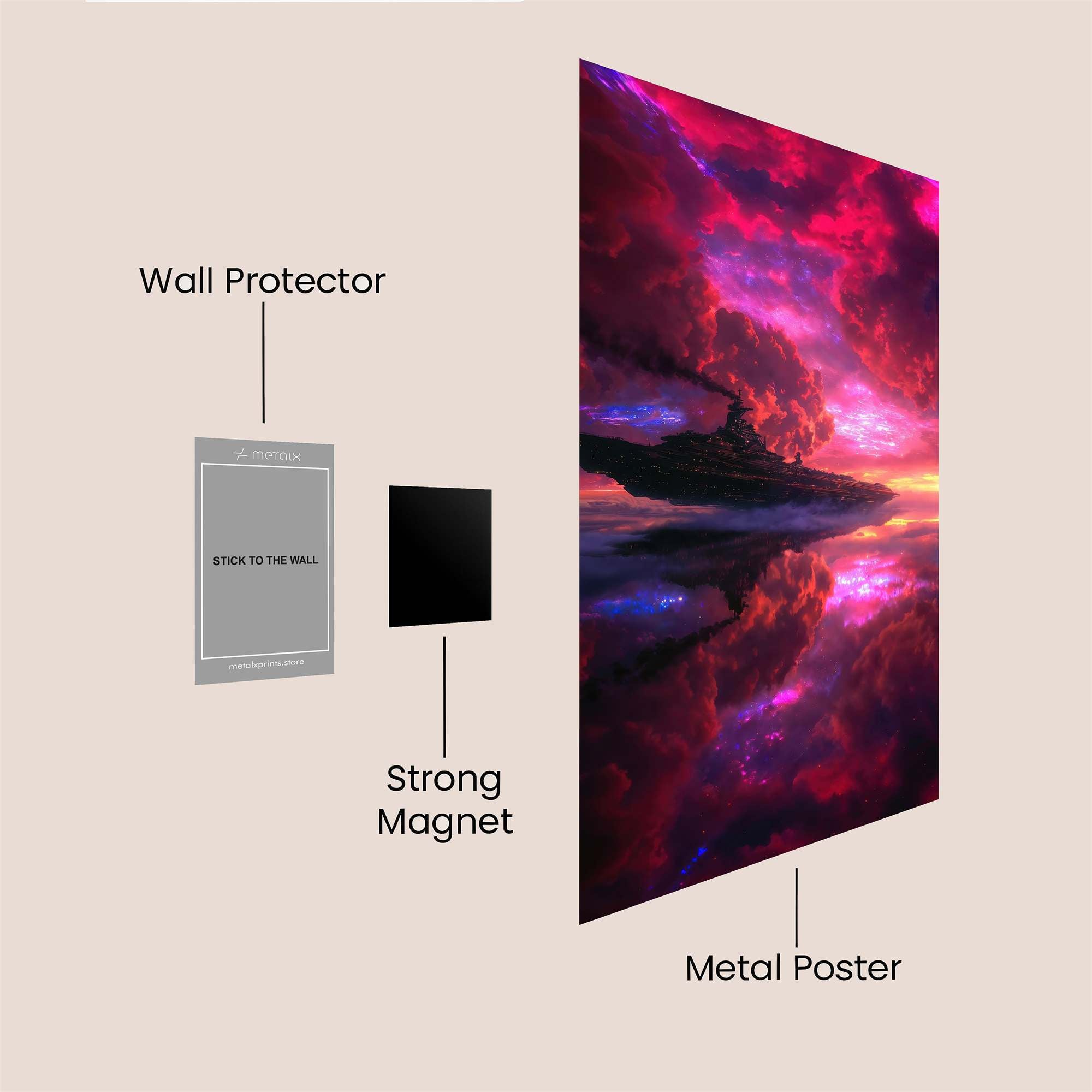 Sky Serenade Safe Wall Magnetic / M