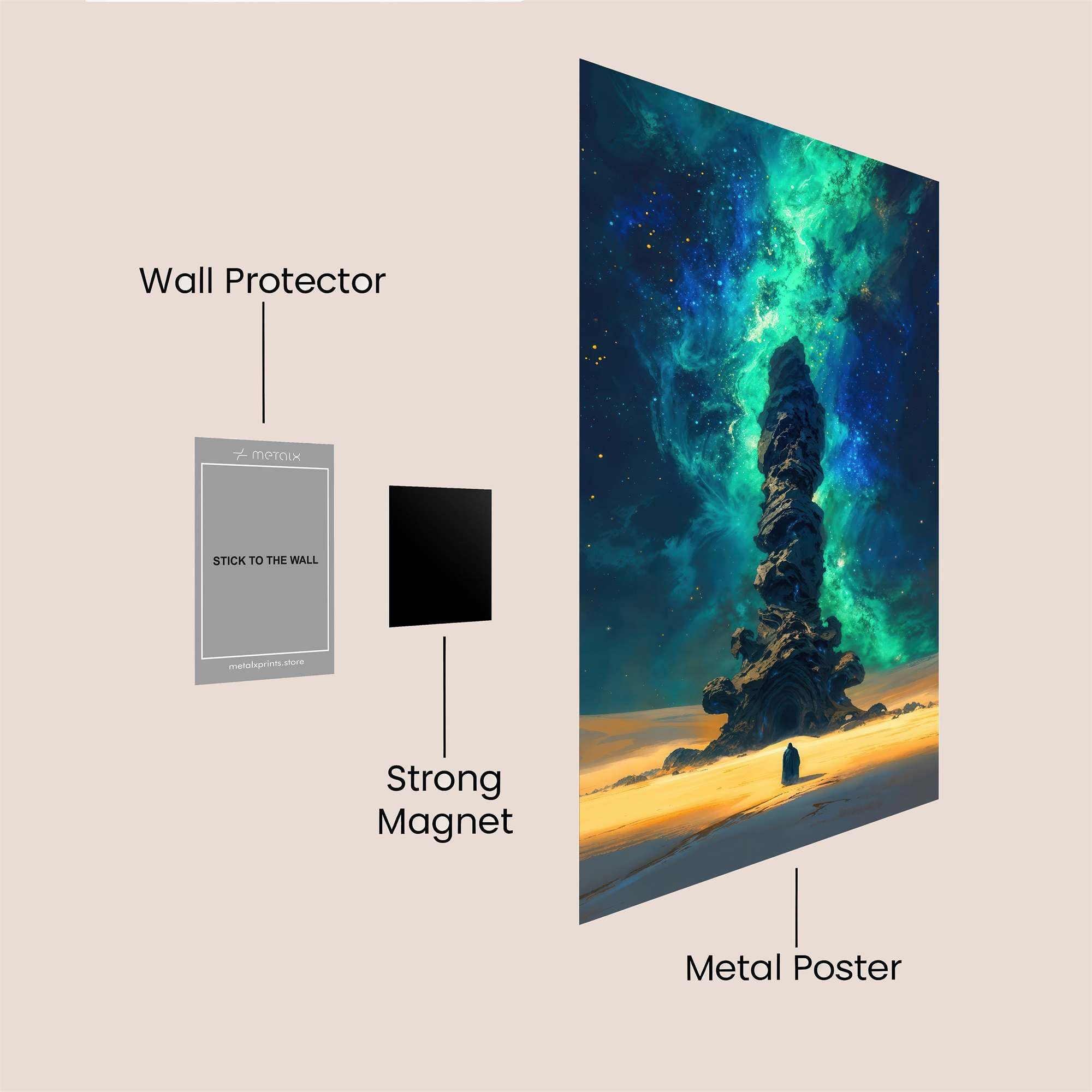 Monolith Mystery Safe Wall Magnetic / M