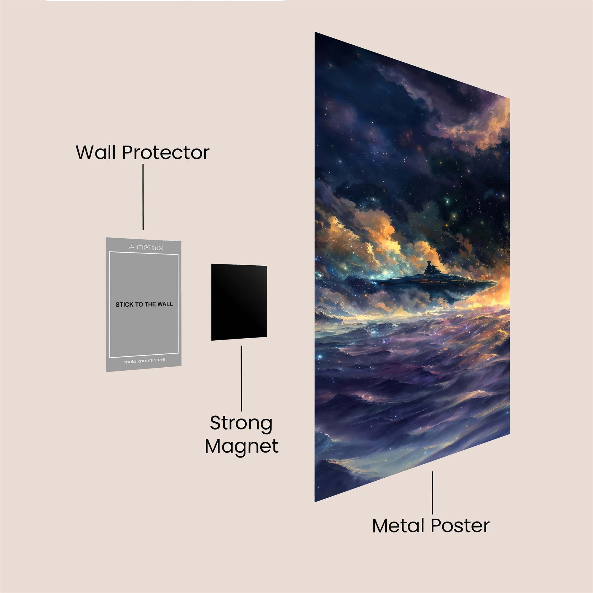 Nautilus Dreamscape Safe Wall Magnetic / M