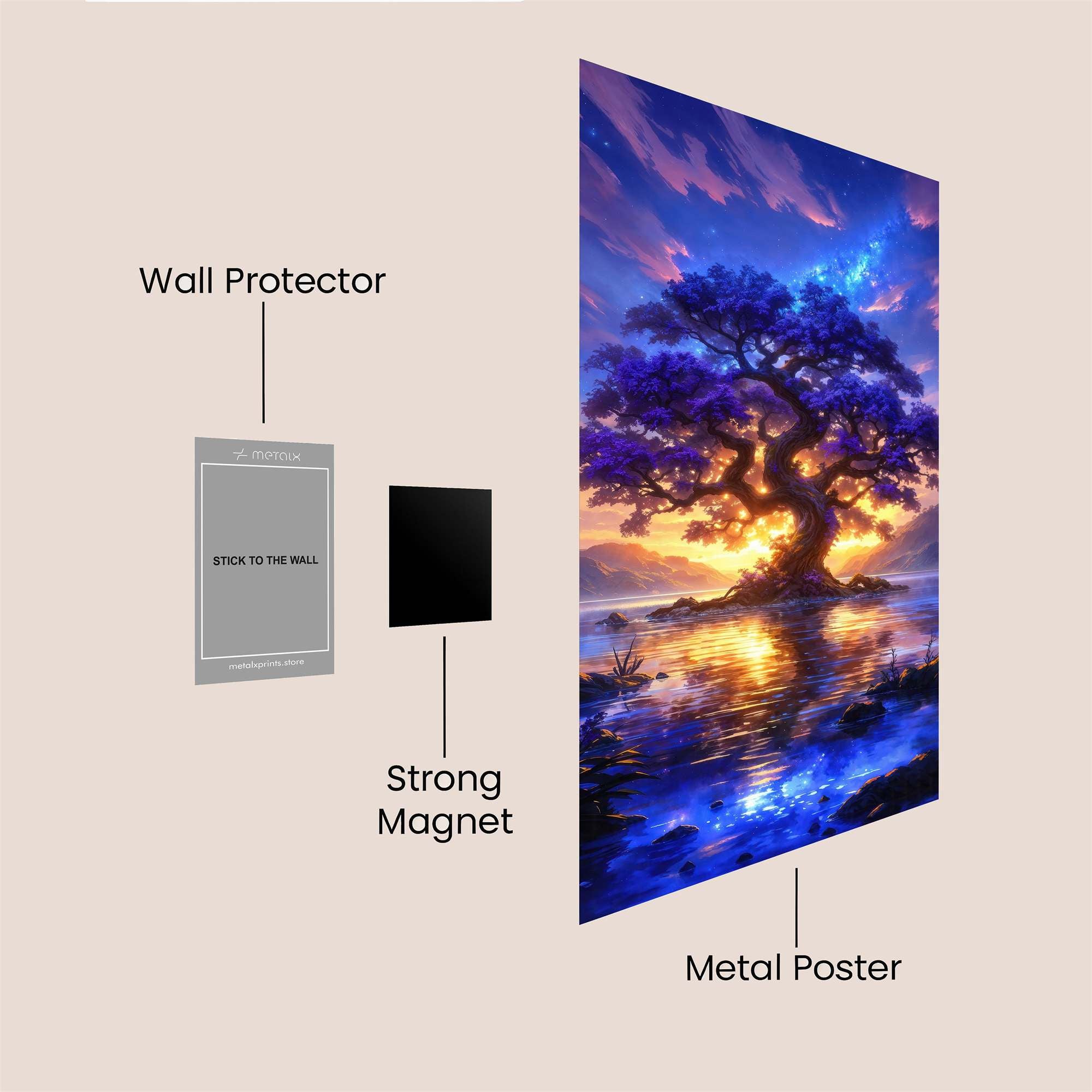 Twilight Serenity Safe Wall Magnetic / M