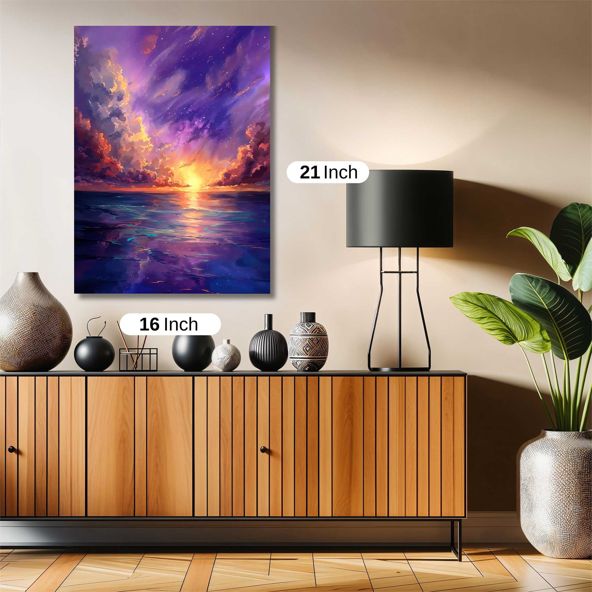 Sunset Serenity Safe Wall Magnetic / M