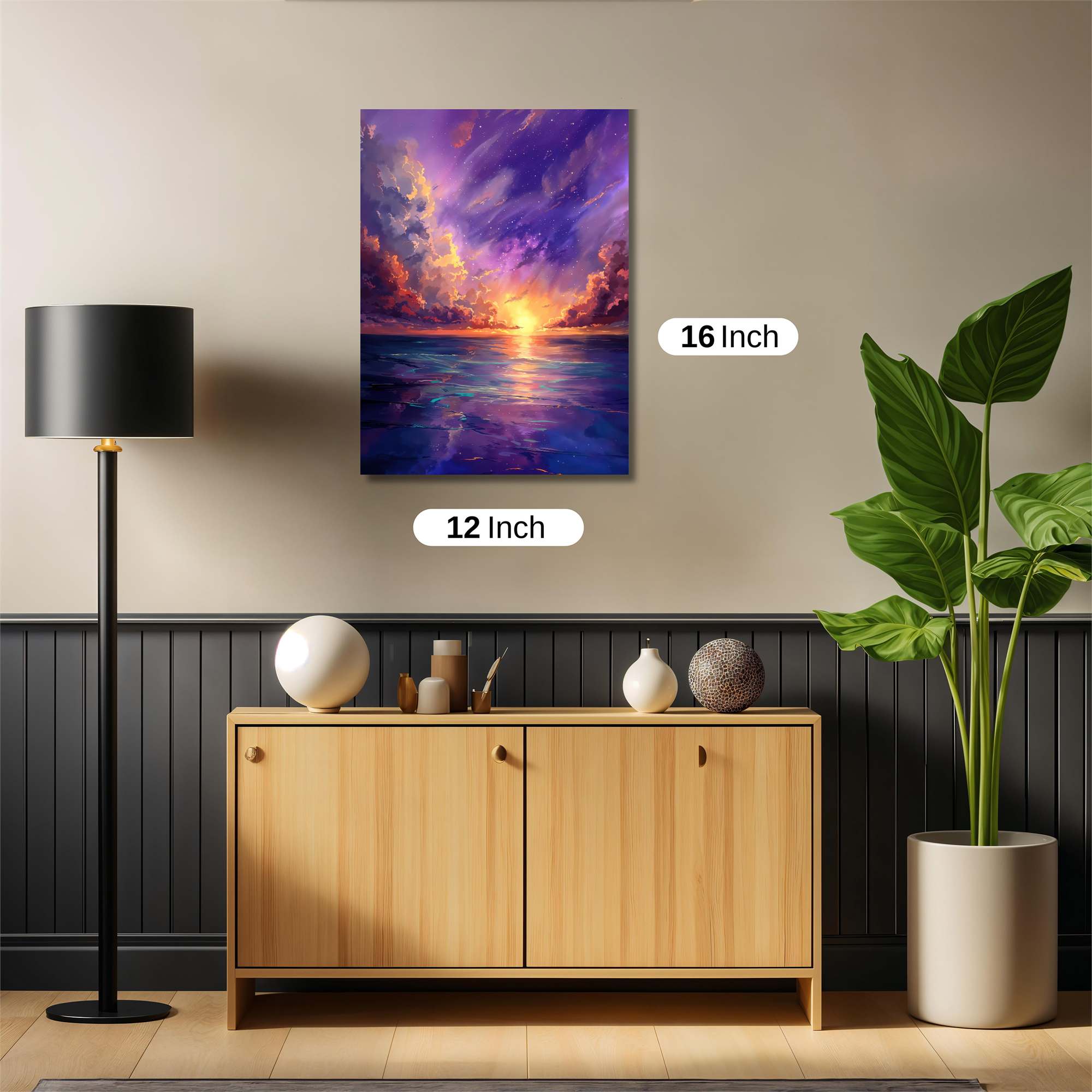 Sunset Serenity Safe Wall Magnetic / M