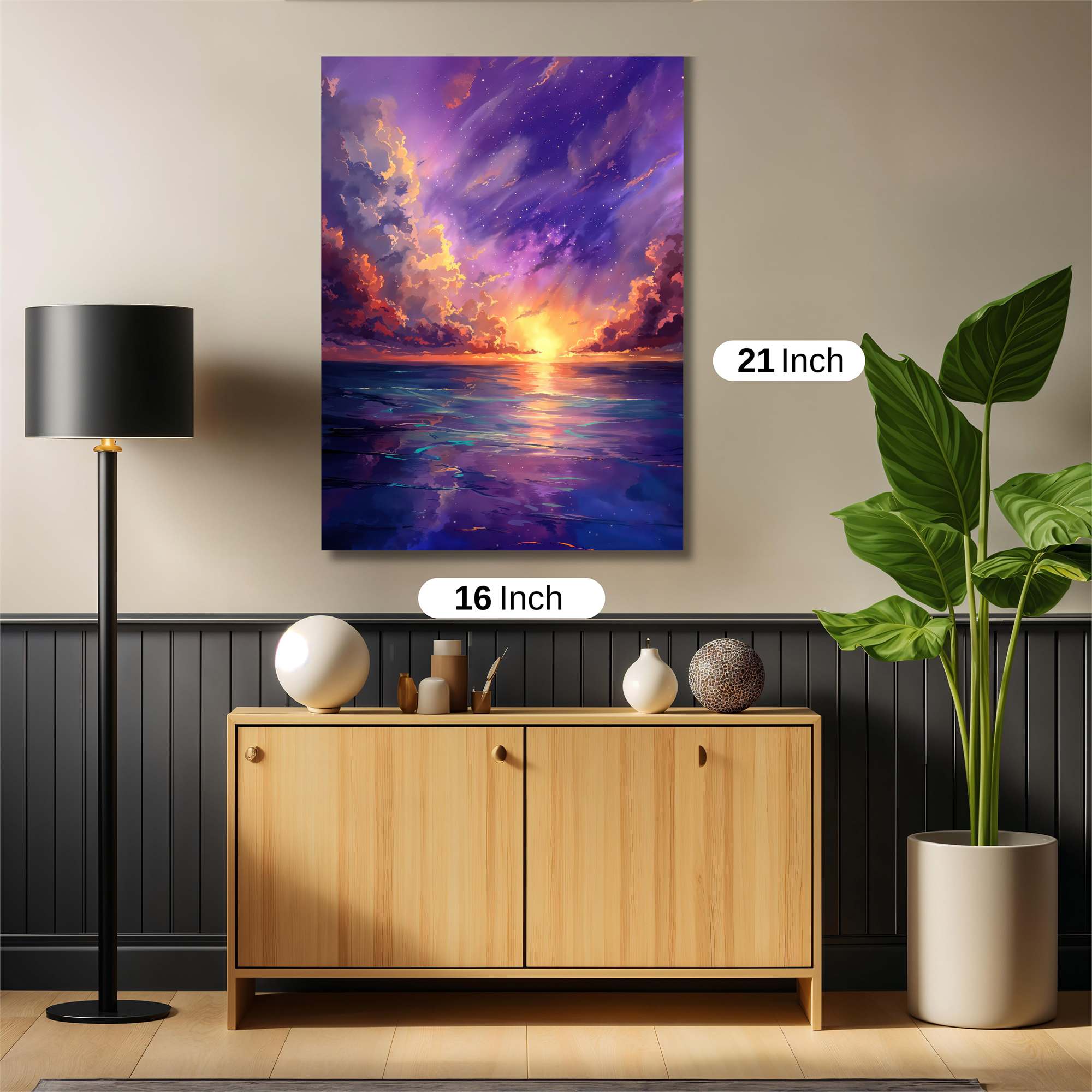 Sunset Serenity Safe Wall Magnetic / M