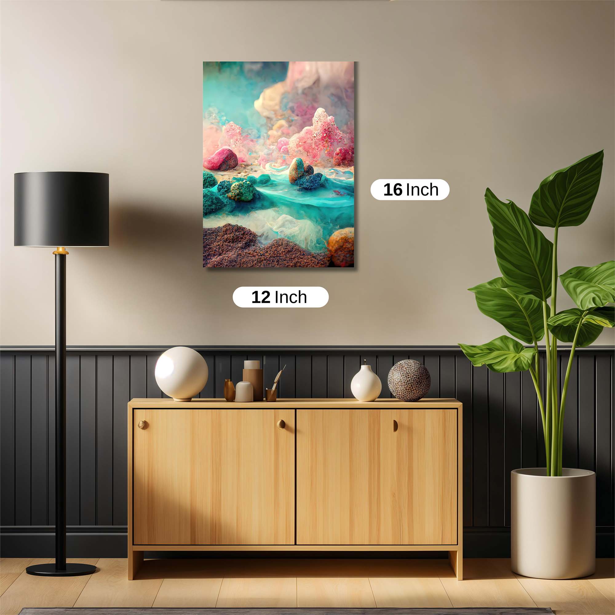 Coral Dreamscape Safe Wall Magnetic / M