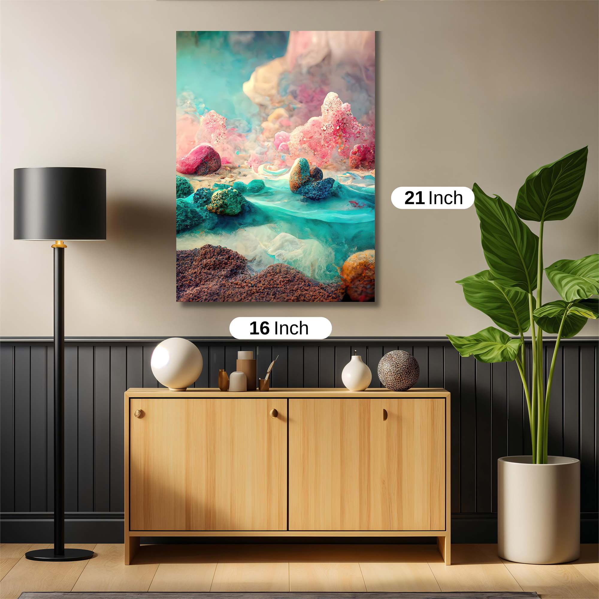 Coral Dreamscape Safe Wall Magnetic / M