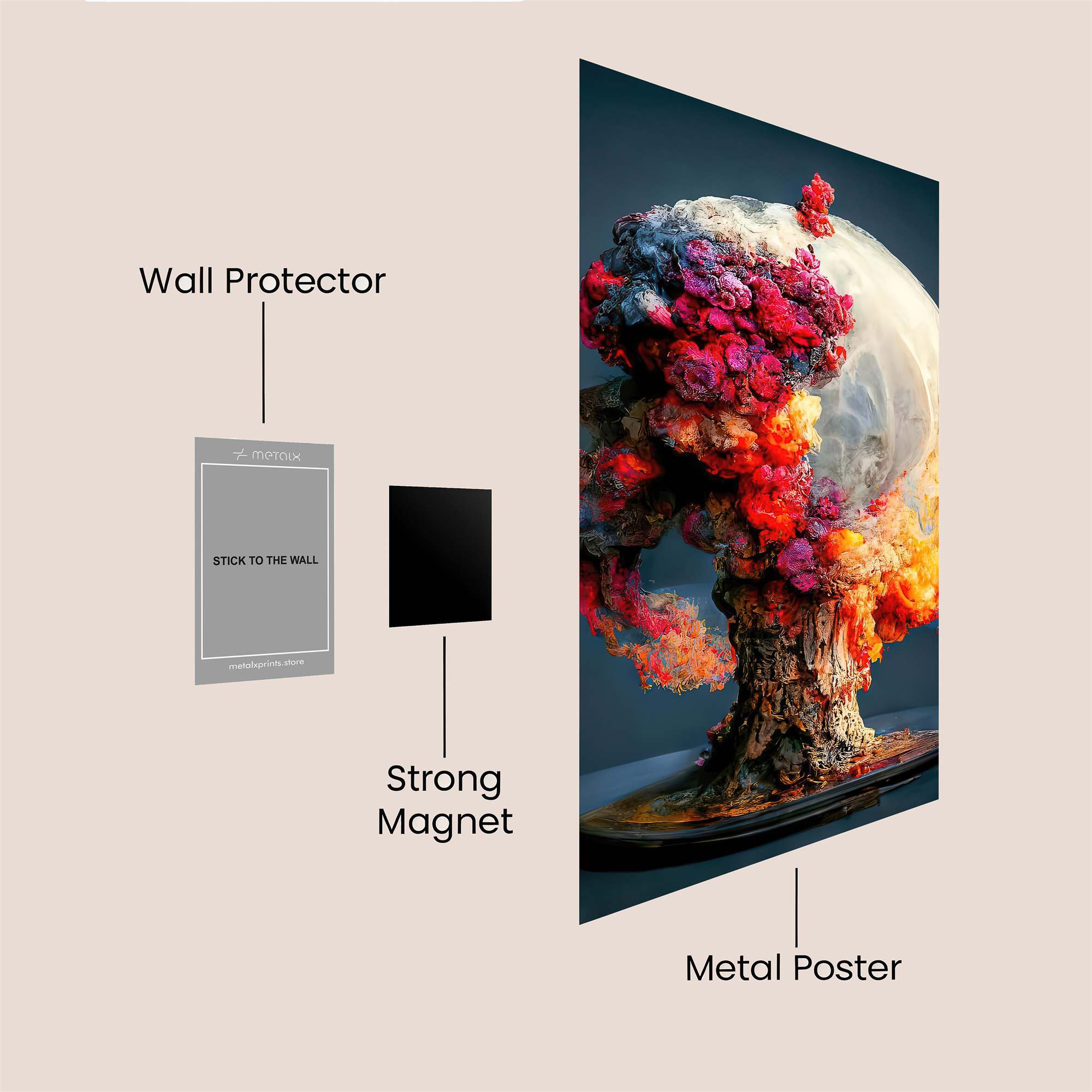 BlossomApocalypse Safe Wall Magnetic / M