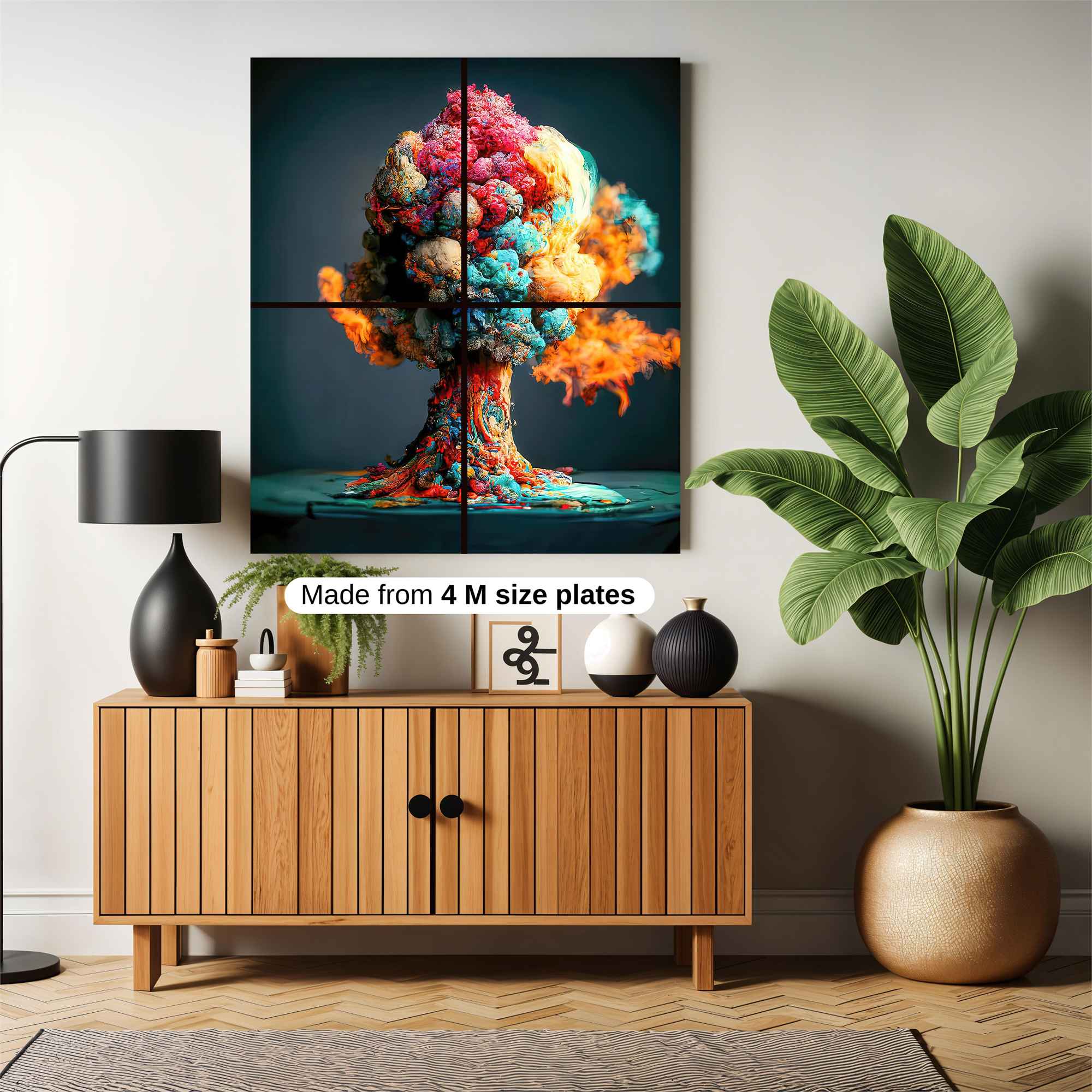 Colorful Chaos Safe Wall Magnetic / M