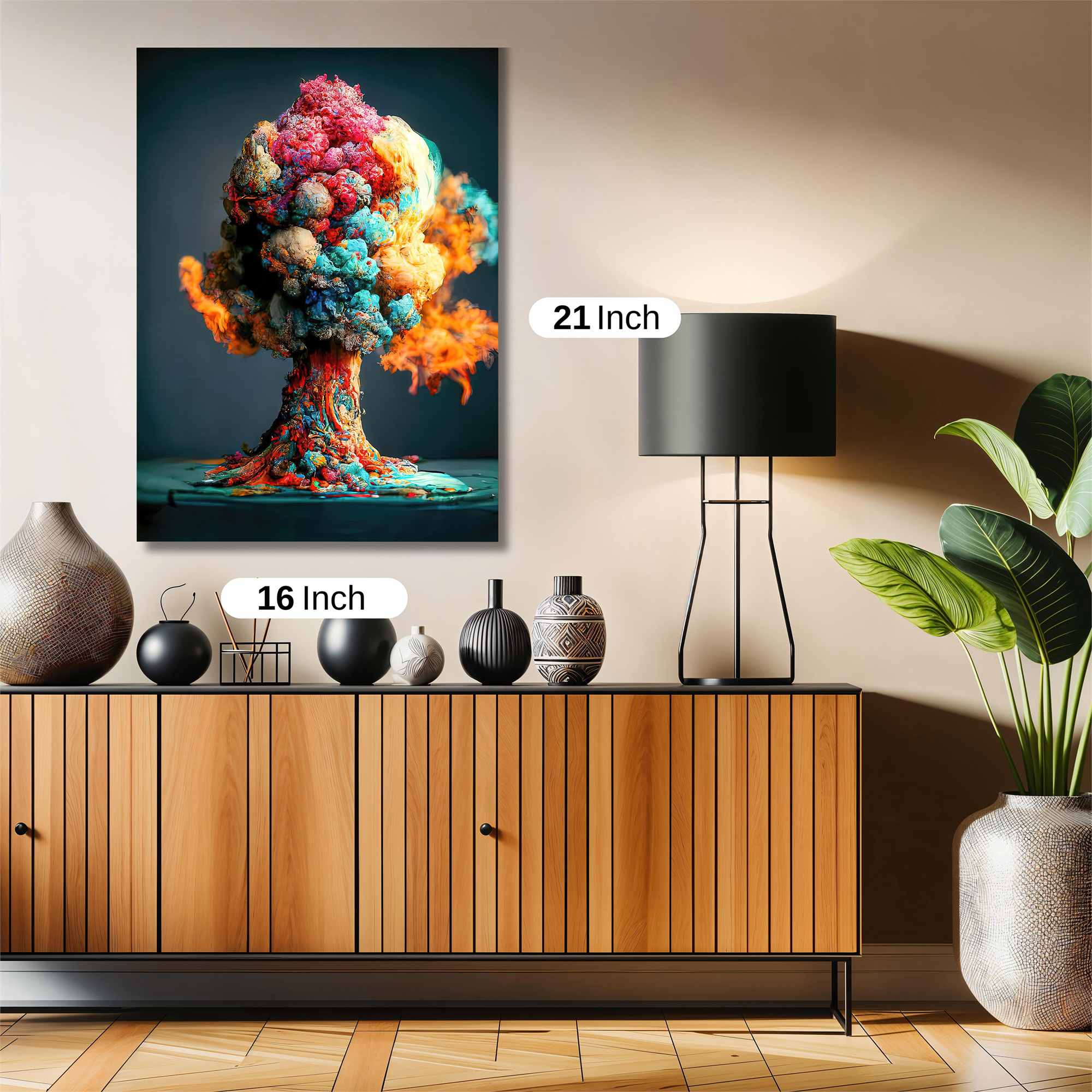Colorful Chaos Safe Wall Magnetic / M