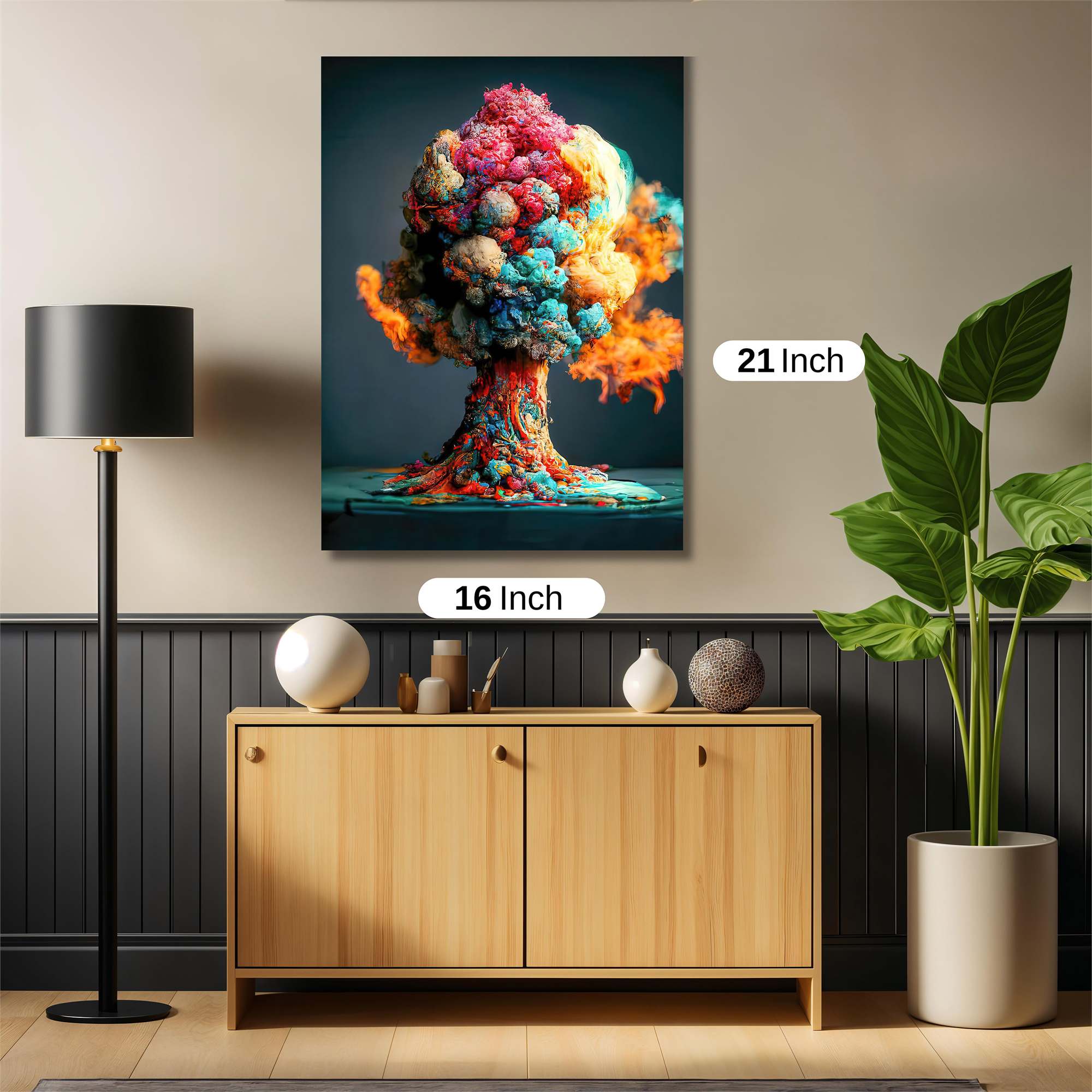 Colorful Chaos Safe Wall Magnetic / M