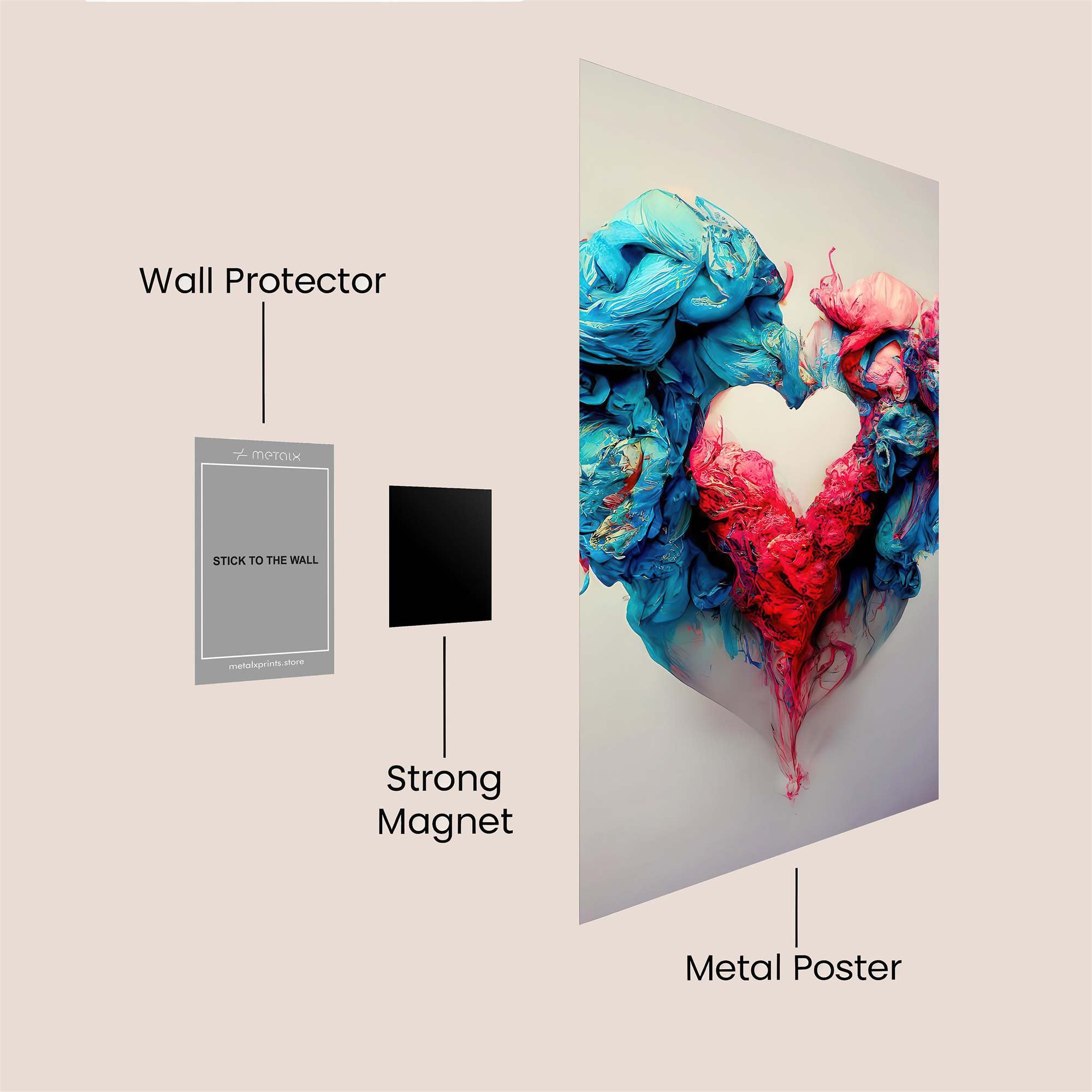 Love Fusion Safe Wall Magnetic / M