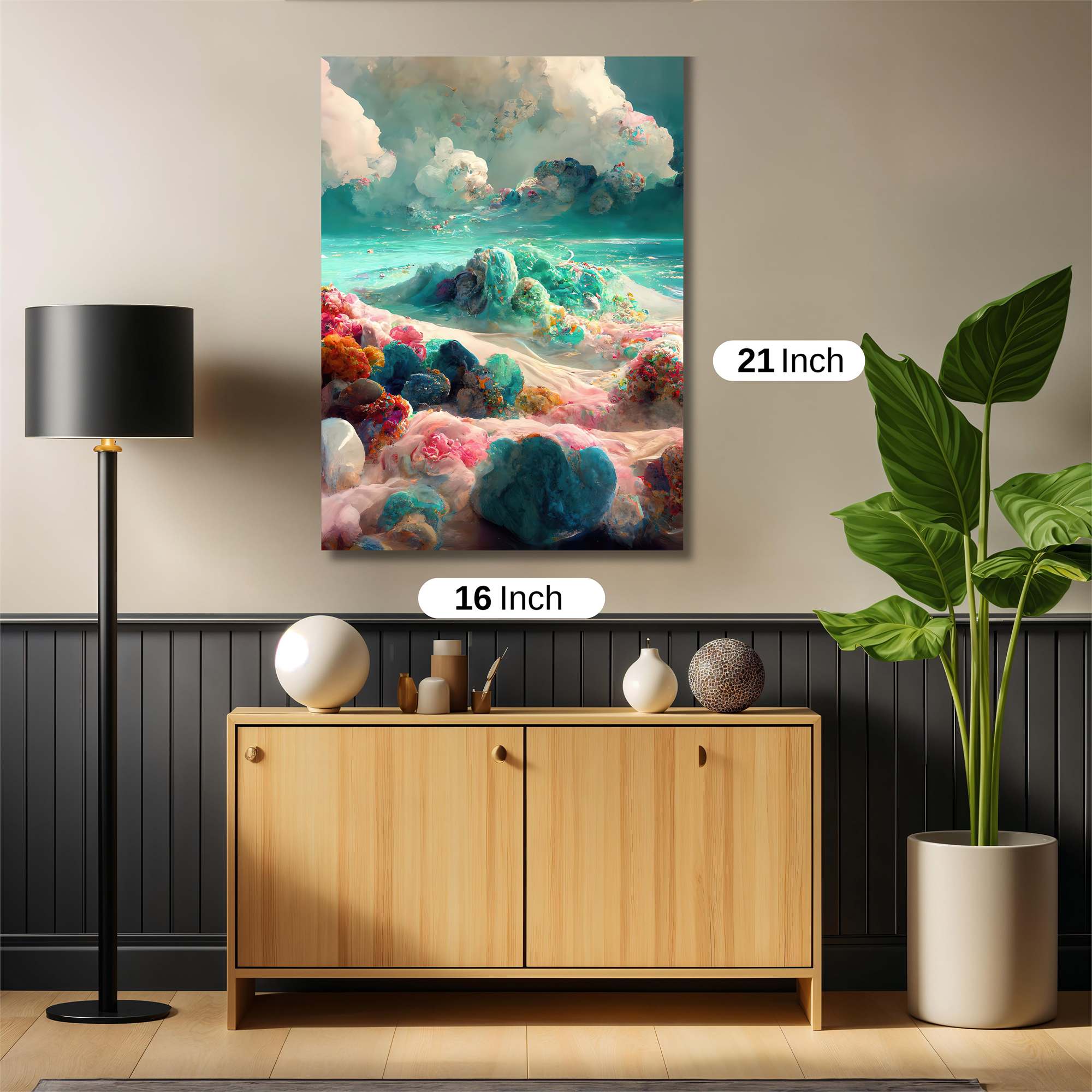 Coral Dreamscape Safe Wall Magnetic / M