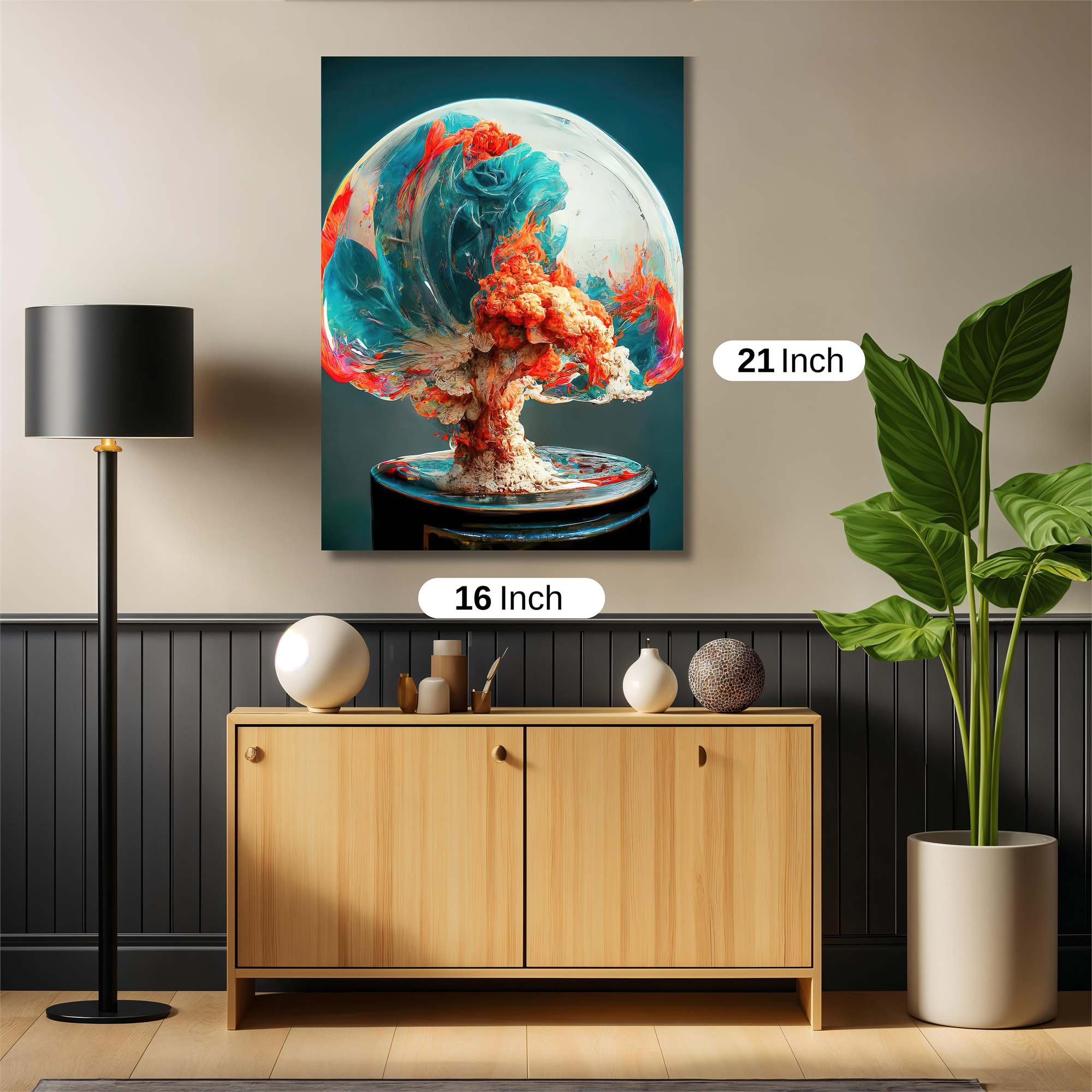Mushroom Euphoria Safe Wall Magnetic / M