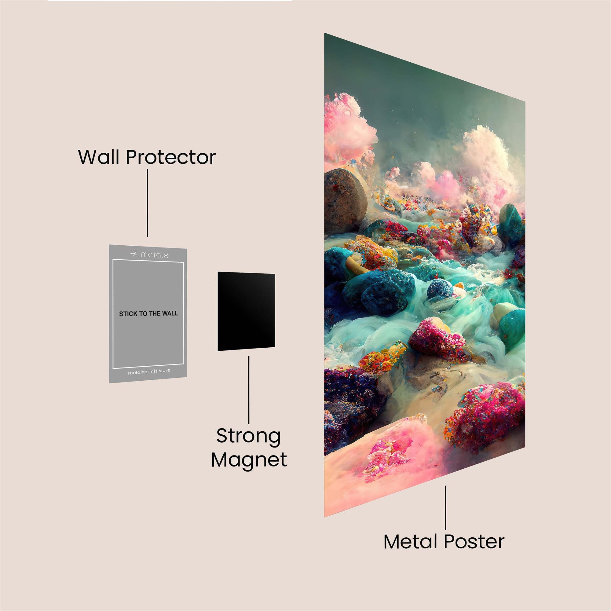 Dreamscape Whimsy Safe Wall Magnetic / M