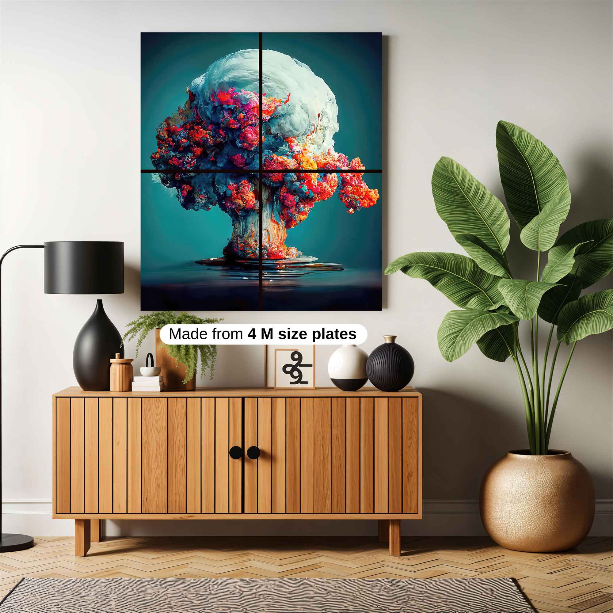 Mushroom Whimsy Safe Wall Magnetic / M