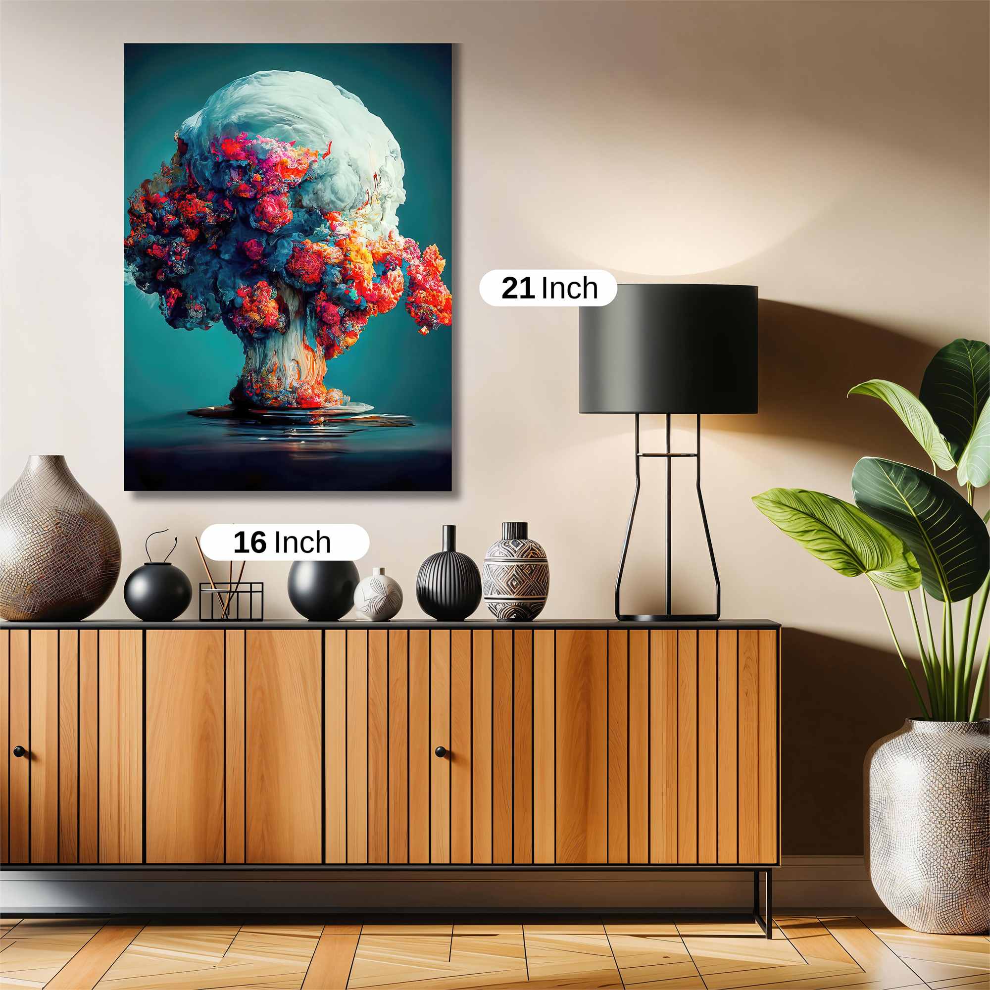 Mushroom Whimsy Safe Wall Magnetic / M