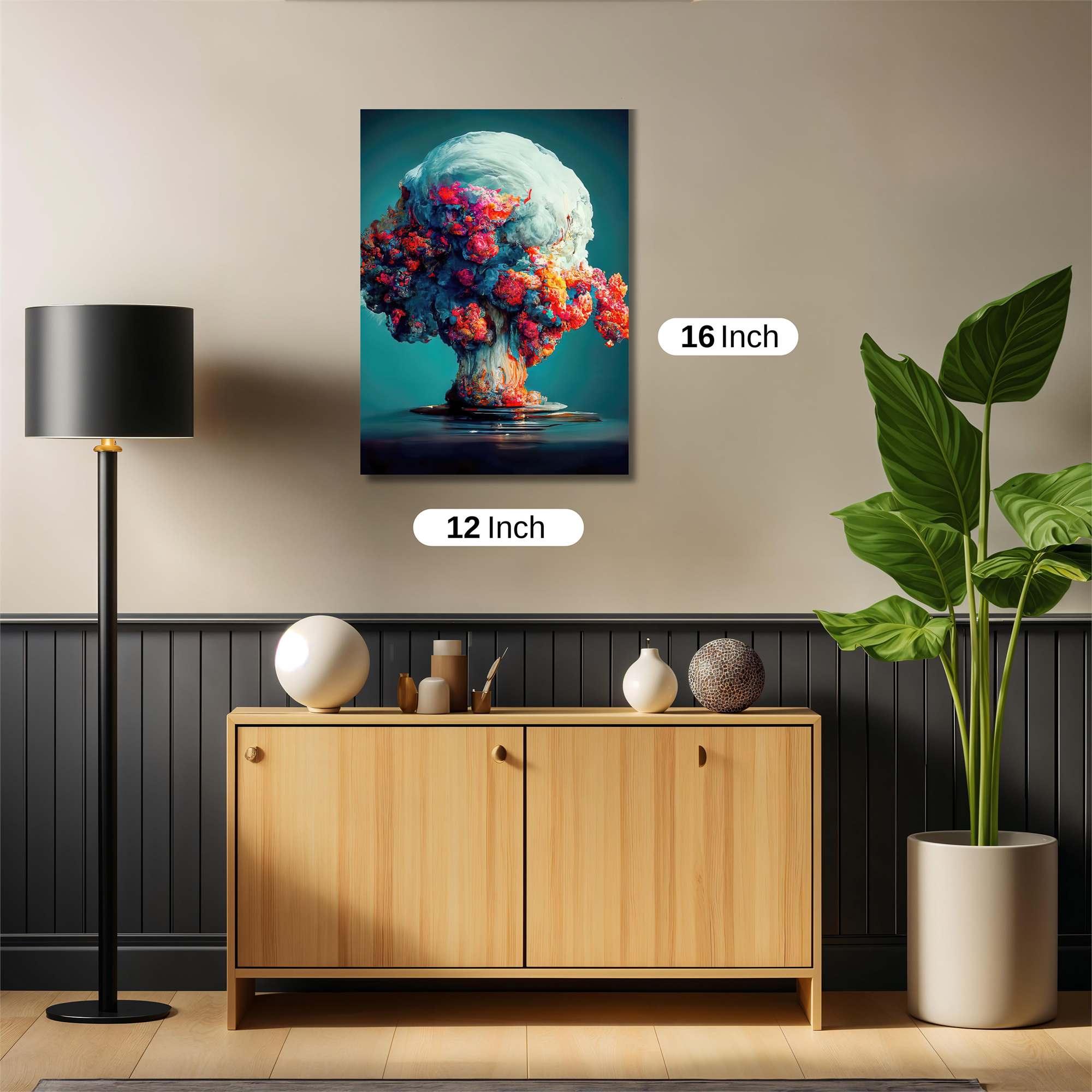Mushroom Whimsy Safe Wall Magnetic / M