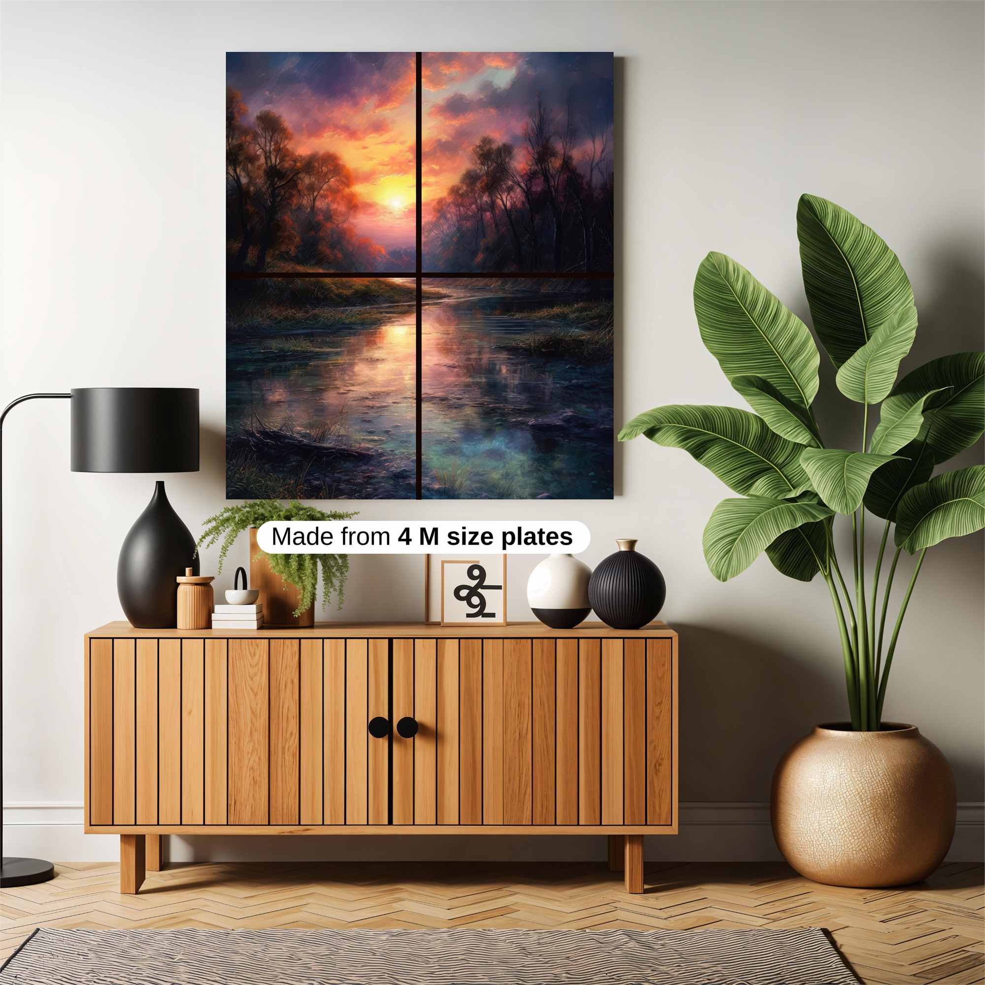 Sunset Serenity Safe Wall Magnetic / M