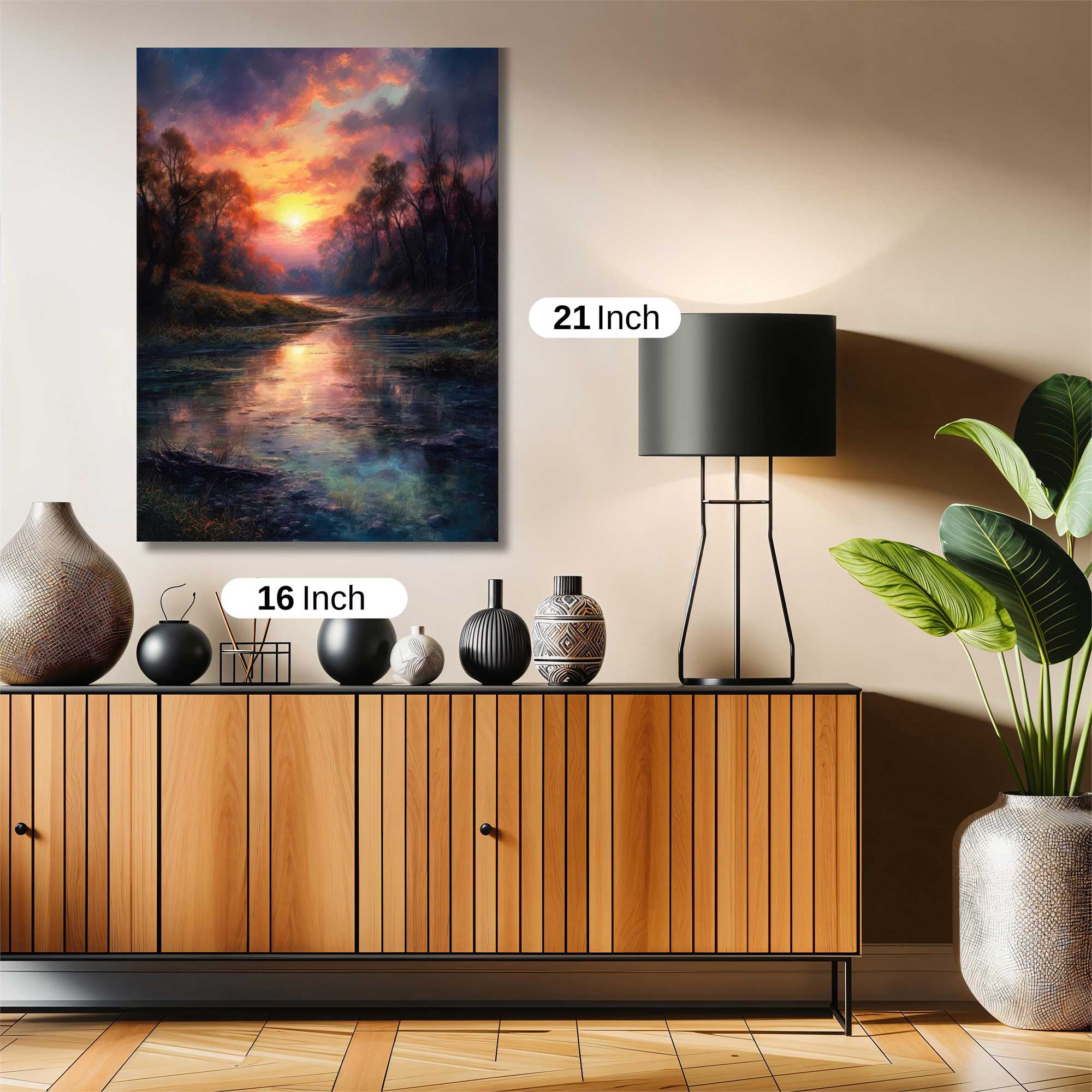 Sunset Serenity Safe Wall Magnetic / M