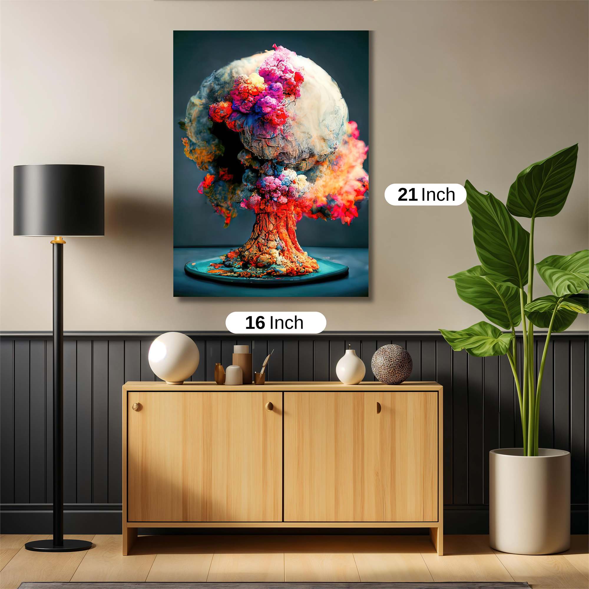 Mushroom Euphoria Safe Wall Magnetic / M