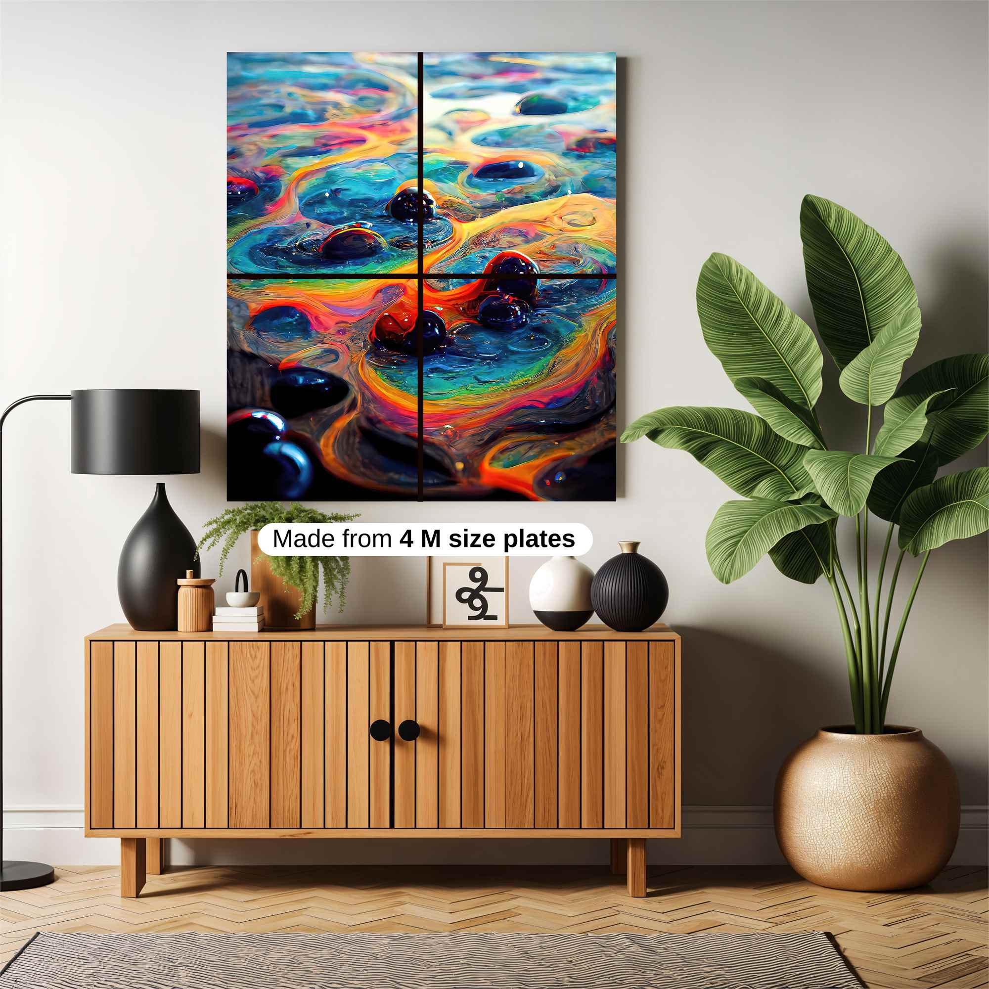 Colorful Chaos Safe Wall Magnetic / M