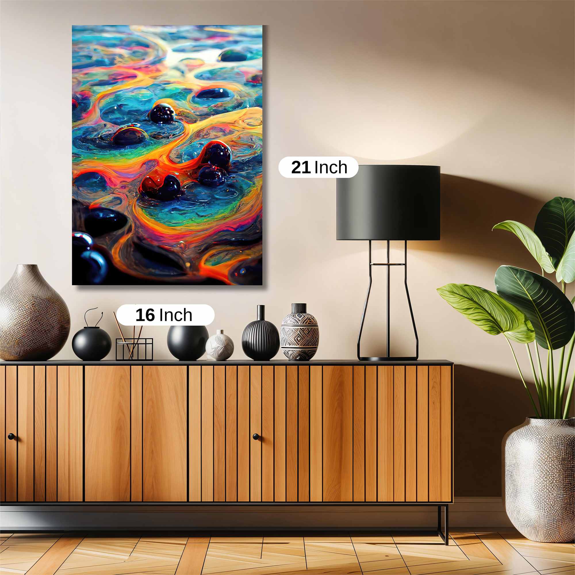 Colorful Chaos Safe Wall Magnetic / M