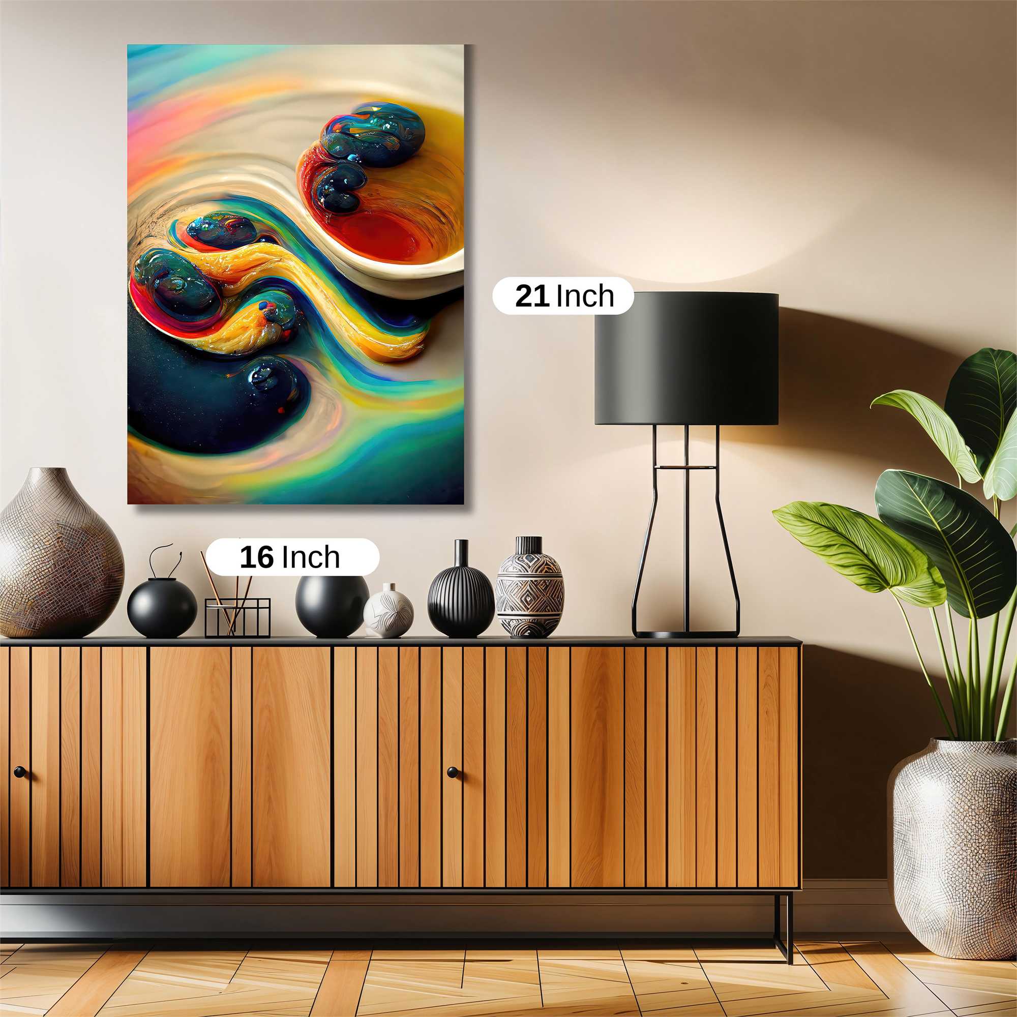 Colorful Whimsy Safe Wall Magnetic / M