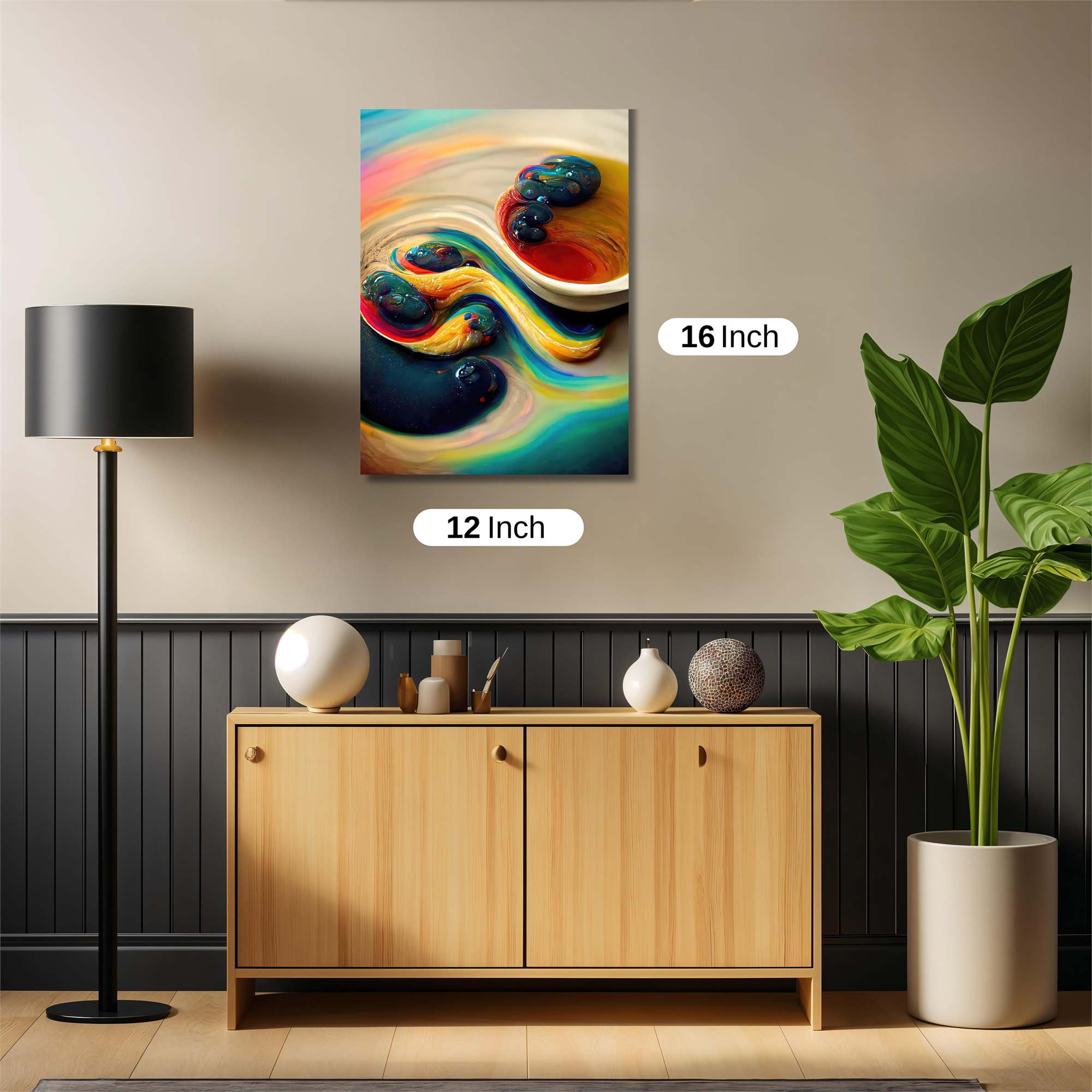 Colorful Whimsy Safe Wall Magnetic / M