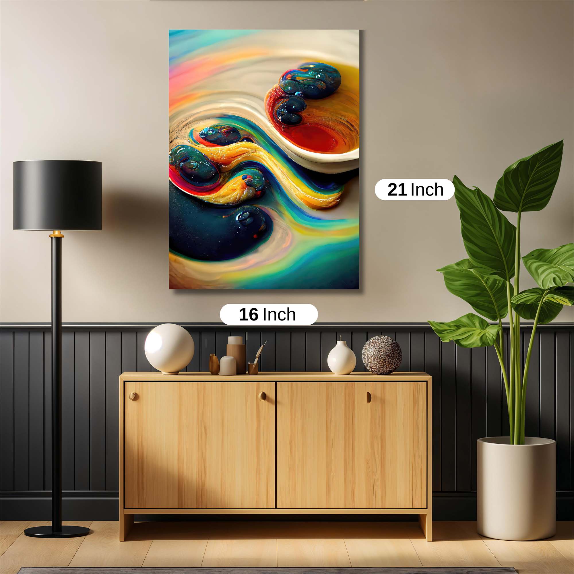 Colorful Whimsy Safe Wall Magnetic / M