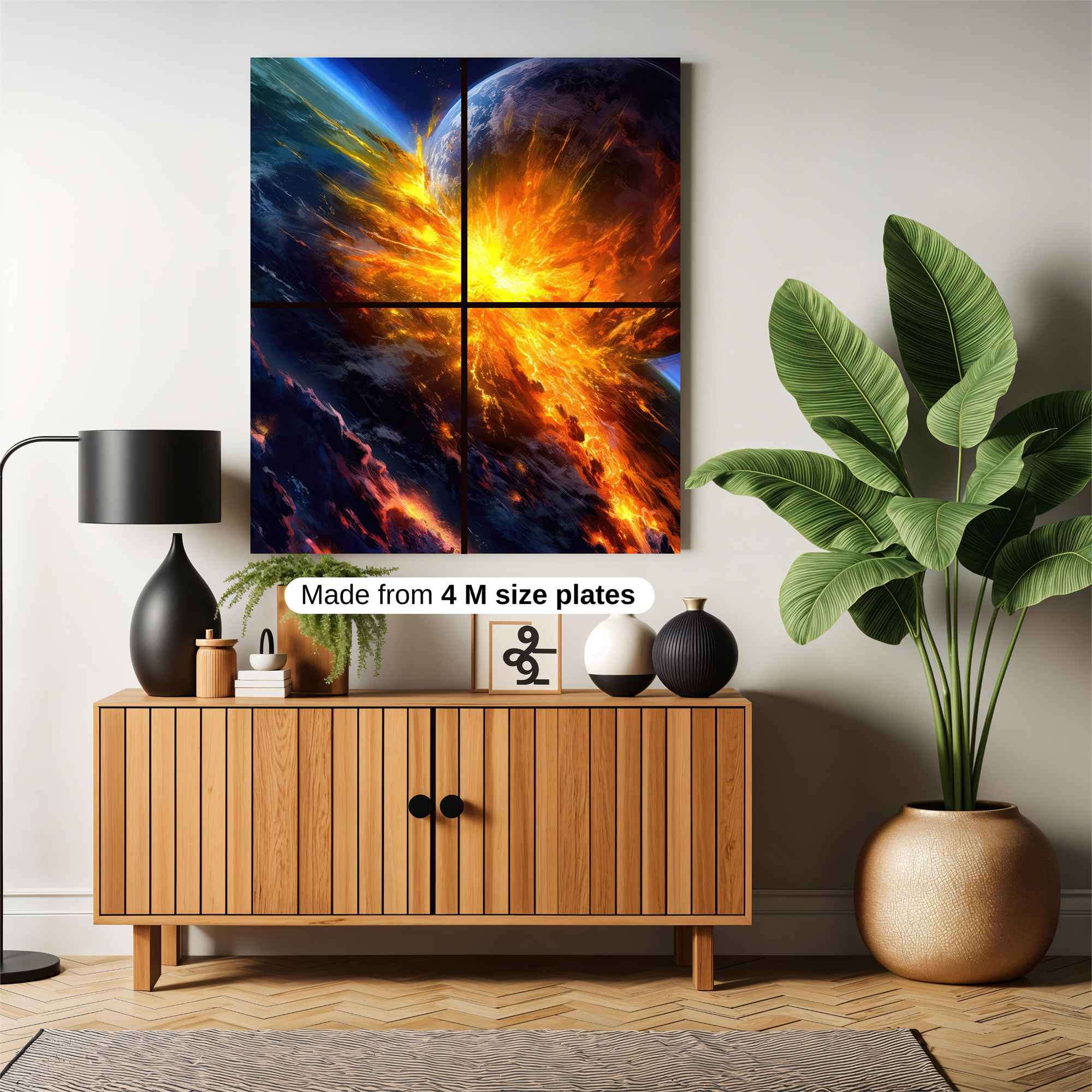 Earth Apocalypse Safe Wall Magnetic / M