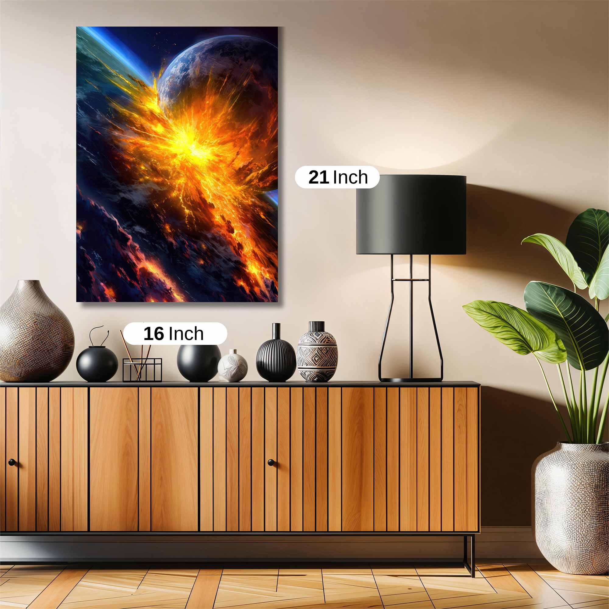 Earth Apocalypse Safe Wall Magnetic / M