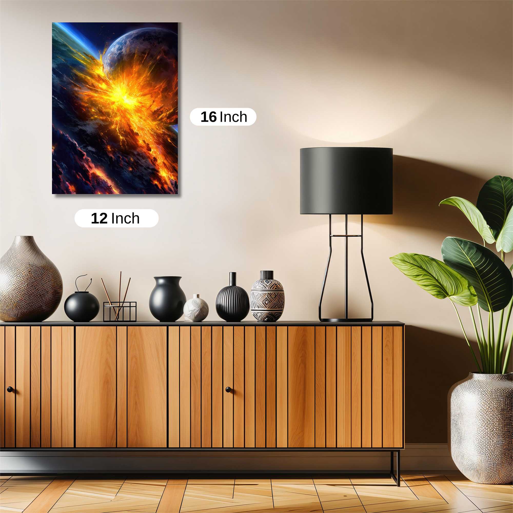 Earth Apocalypse Safe Wall Magnetic / M