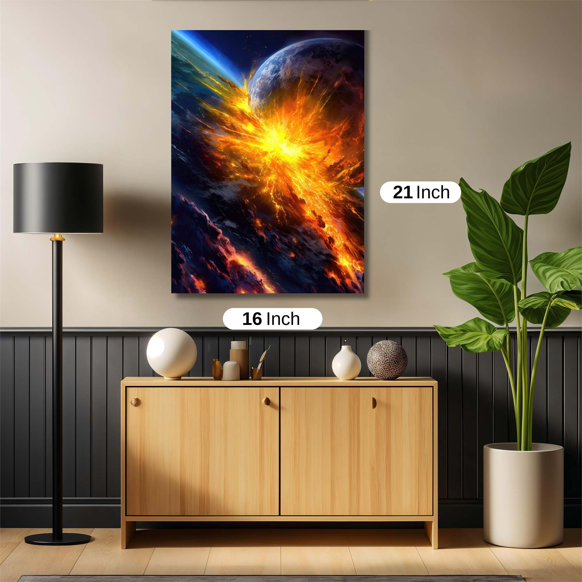 Earth Apocalypse Safe Wall Magnetic / M