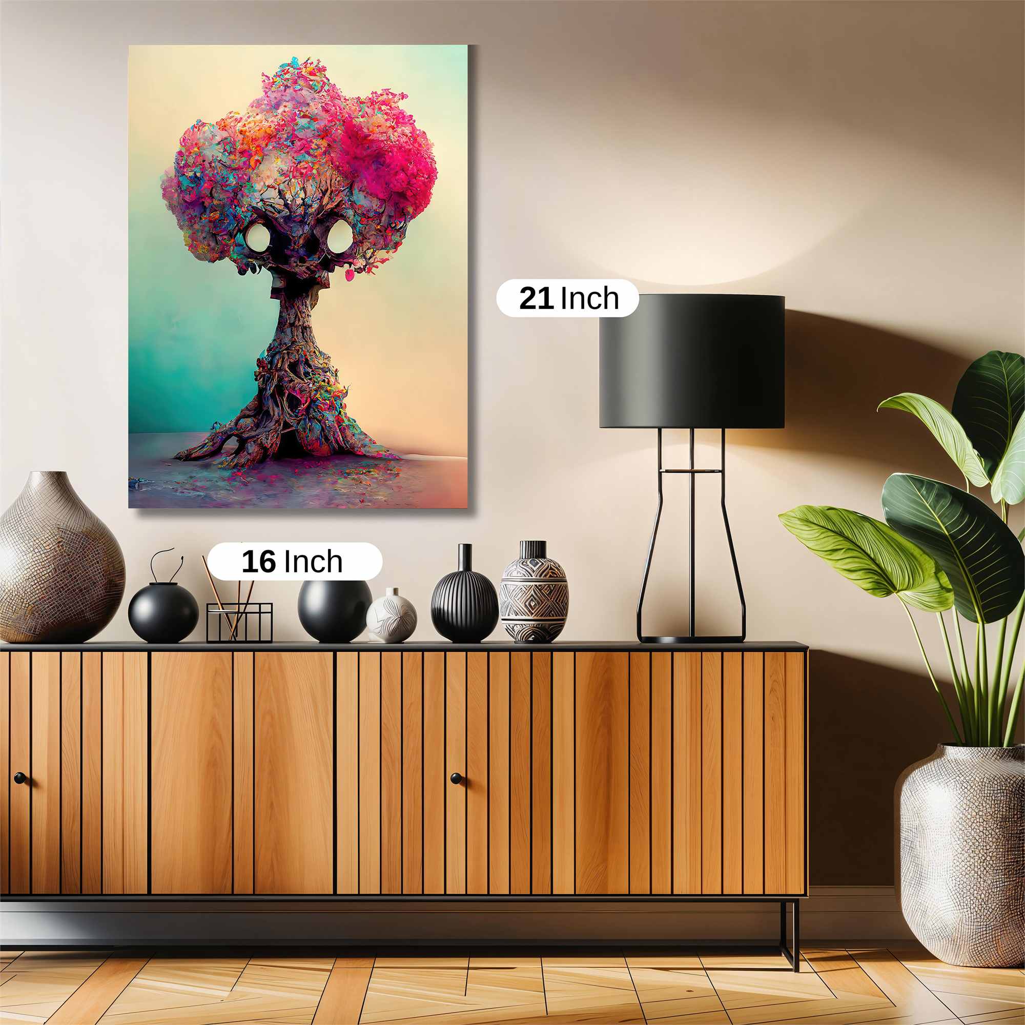 Mushroom Whimsy Safe Wall Magnetic / M