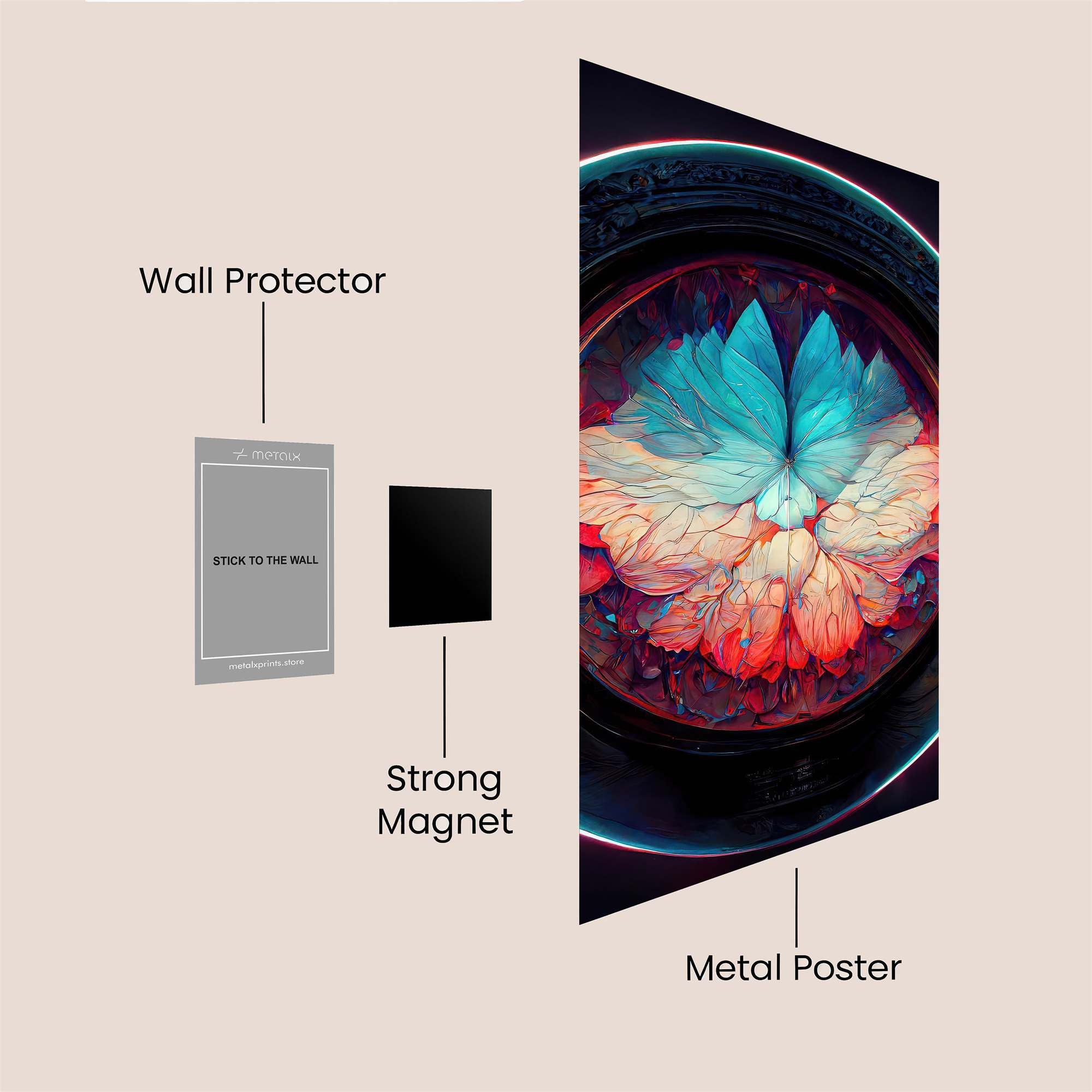 Butterfly Dream Safe Wall Magnetic / M