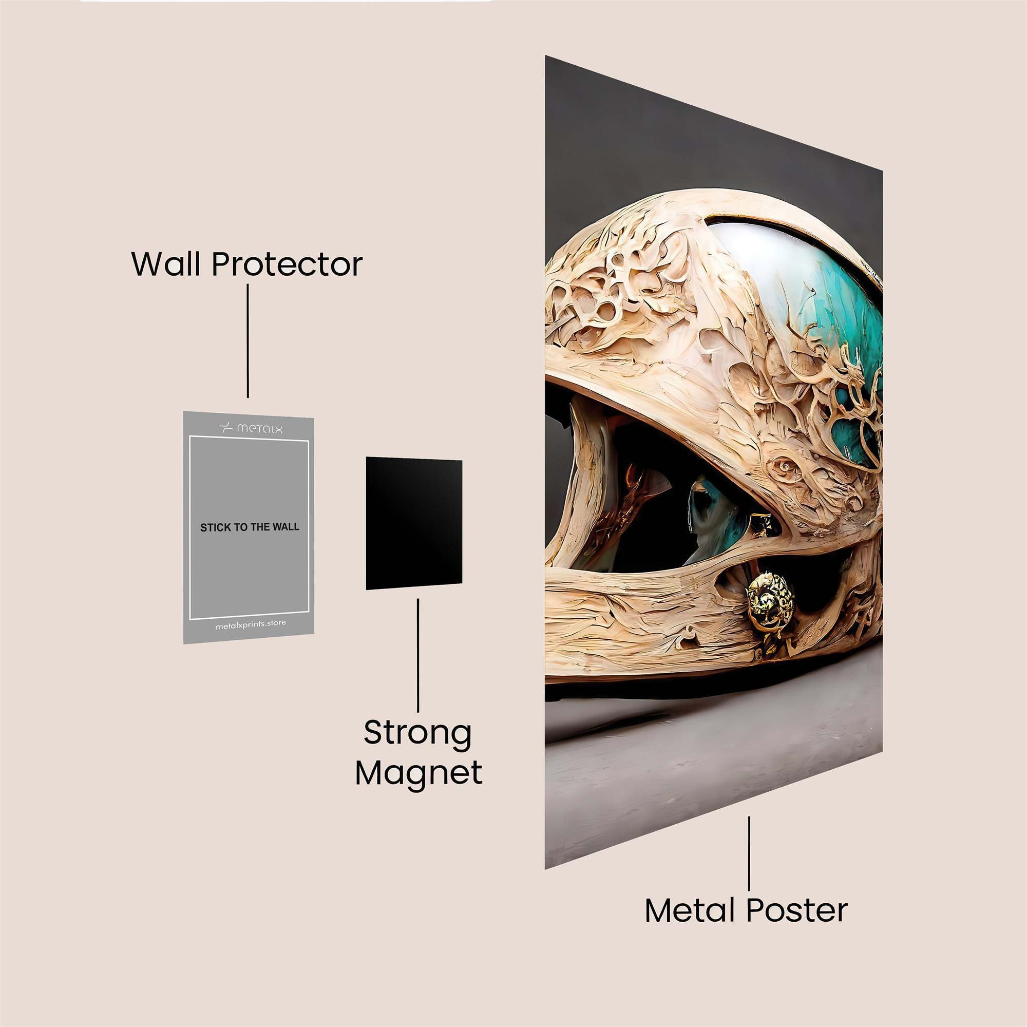 Nature's Armor Safe Wall Magnetic / M