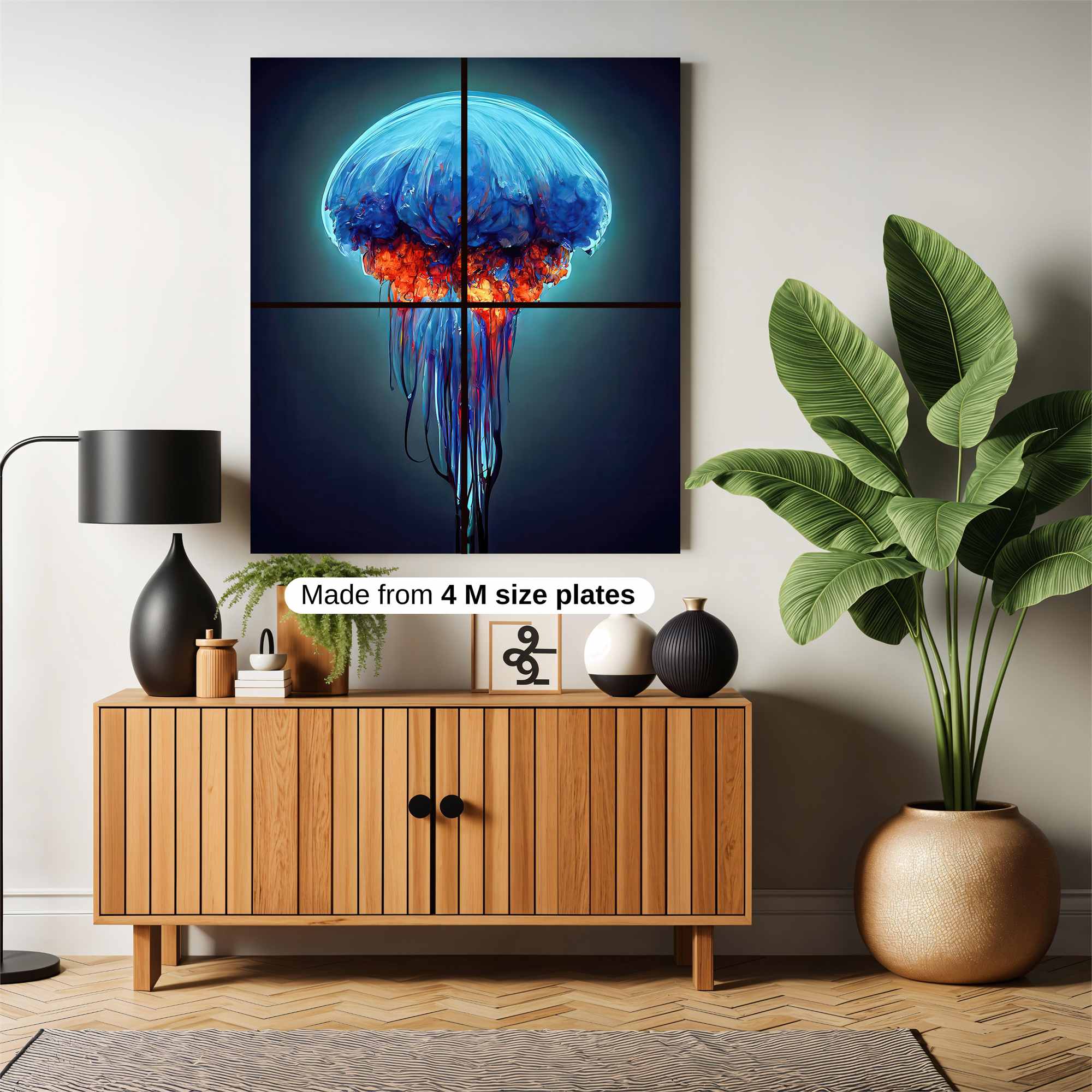 Jellyfire Glow Safe Wall Magnetic / M