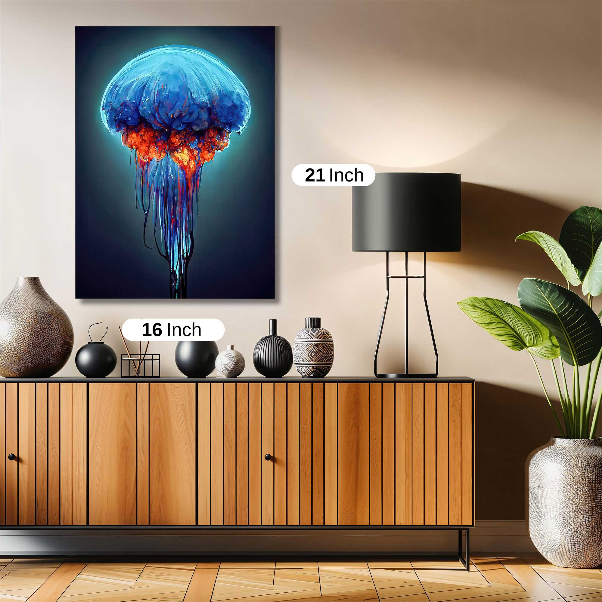 Jellyfire Glow Safe Wall Magnetic / M