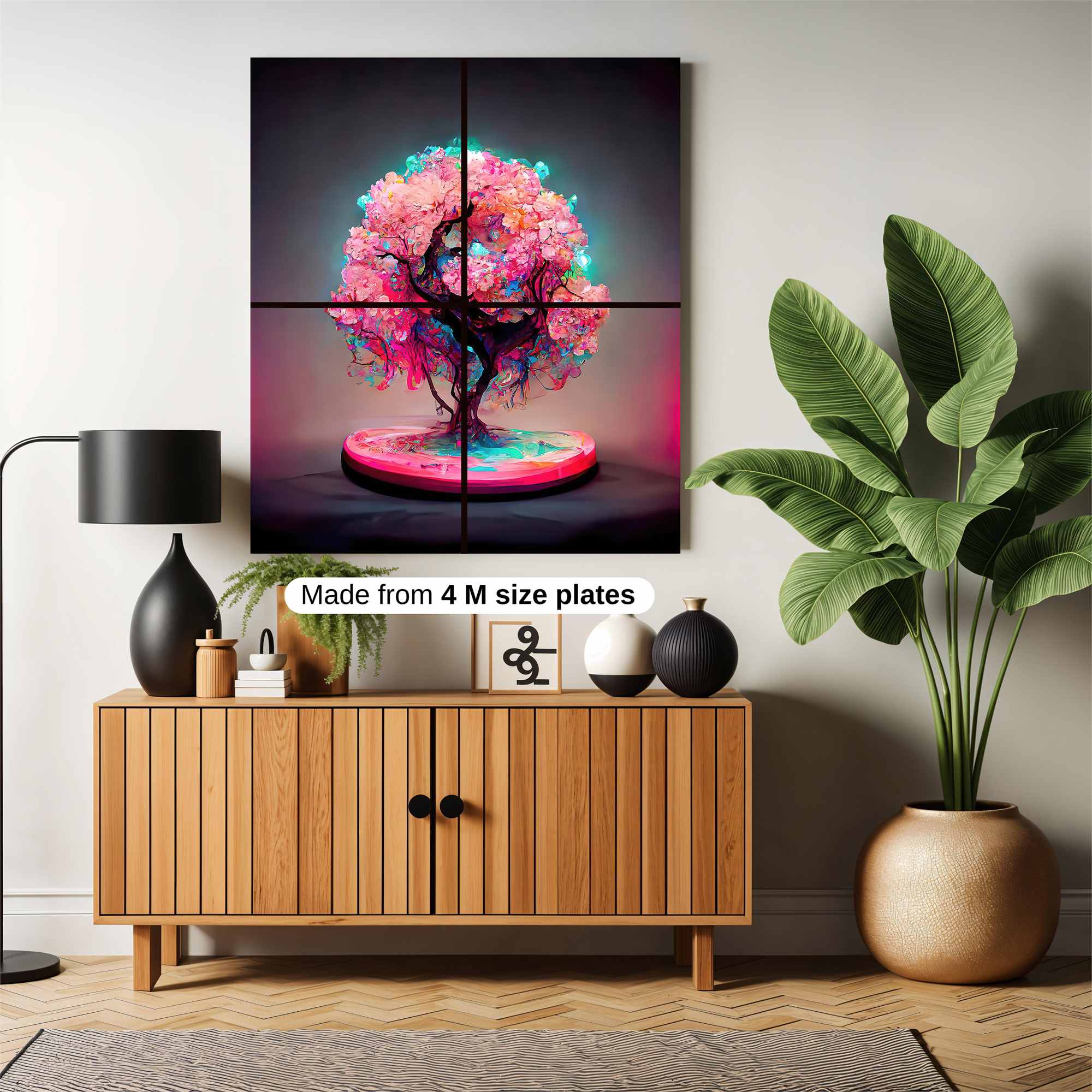 Neon Blossom Safe Wall Magnetic / M