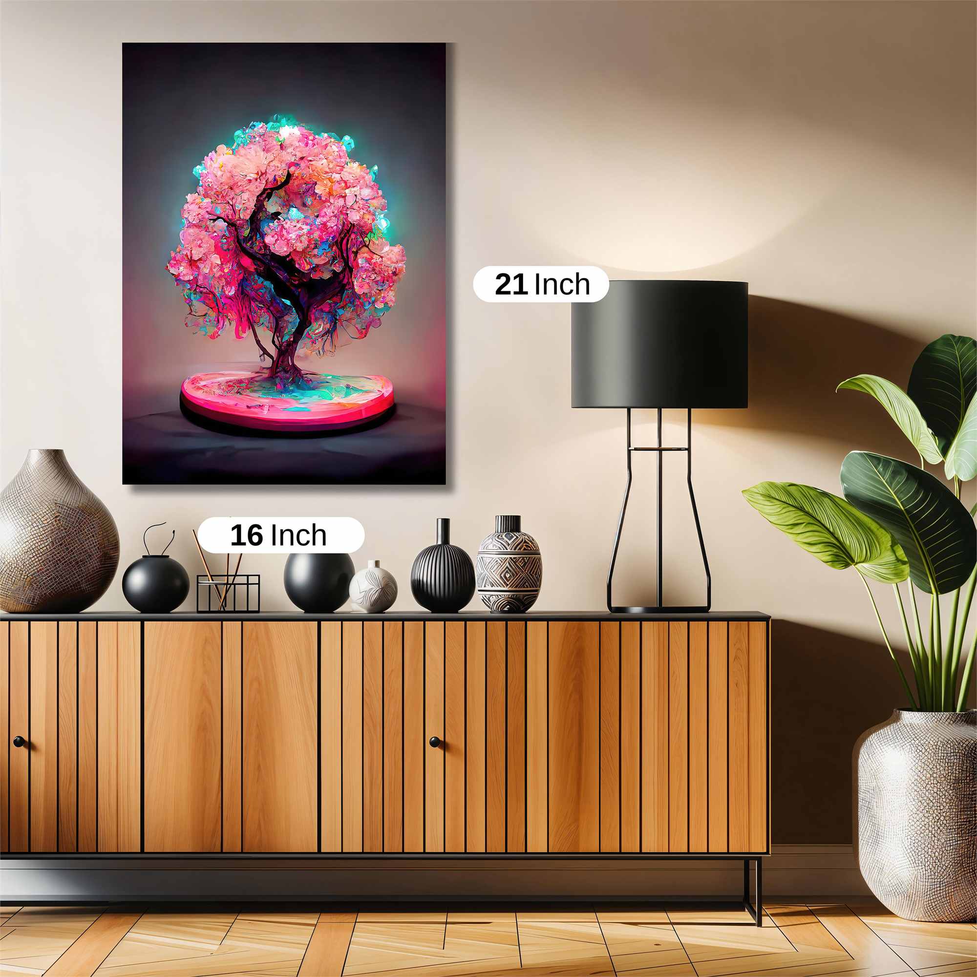 Neon Blossom Safe Wall Magnetic / M