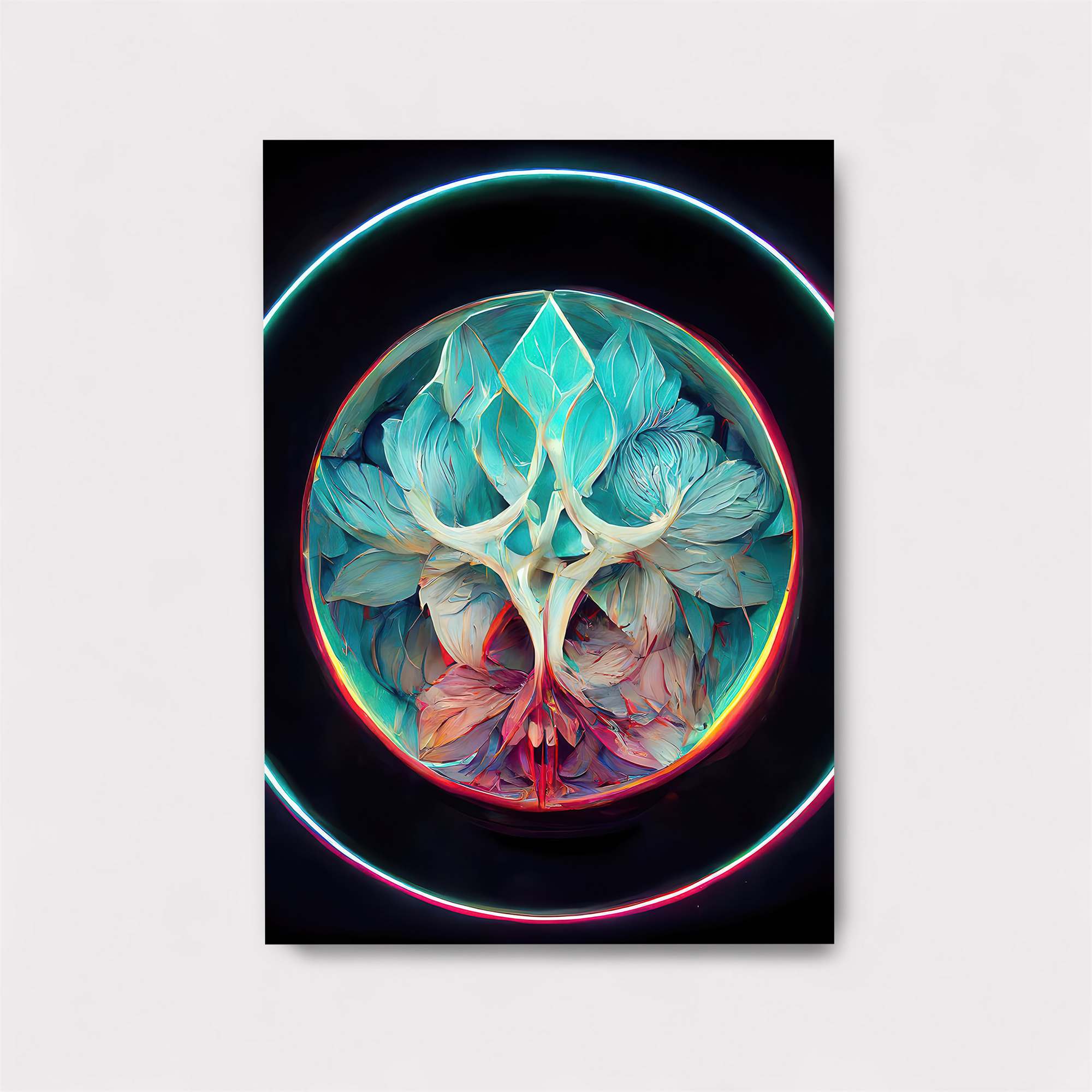 Floral Serenity Safe Wall Magnetic / M