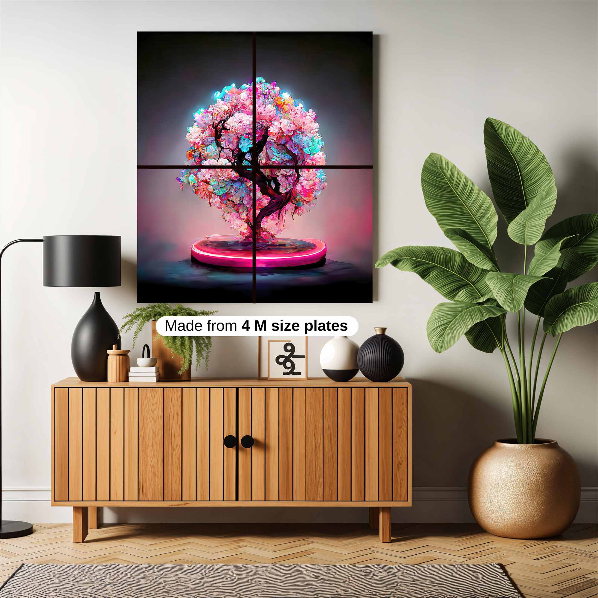 Neon Blossom Safe Wall Magnetic / M