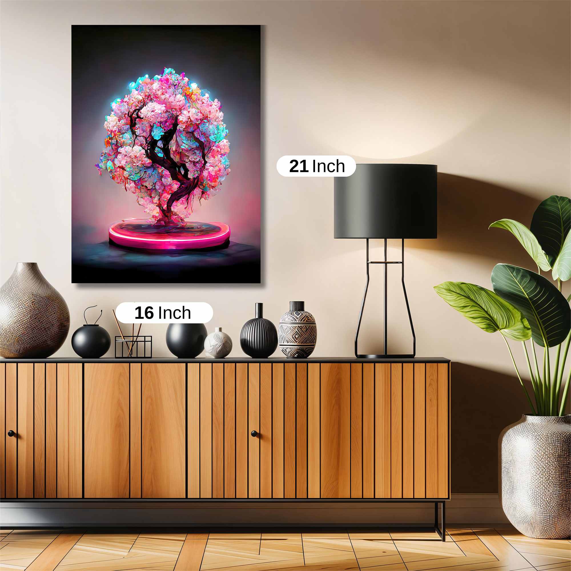 Neon Blossom Safe Wall Magnetic / M