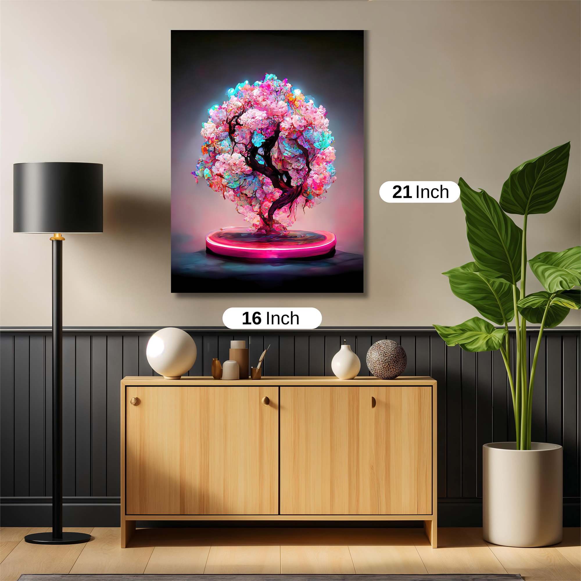 Neon Blossom Safe Wall Magnetic / M