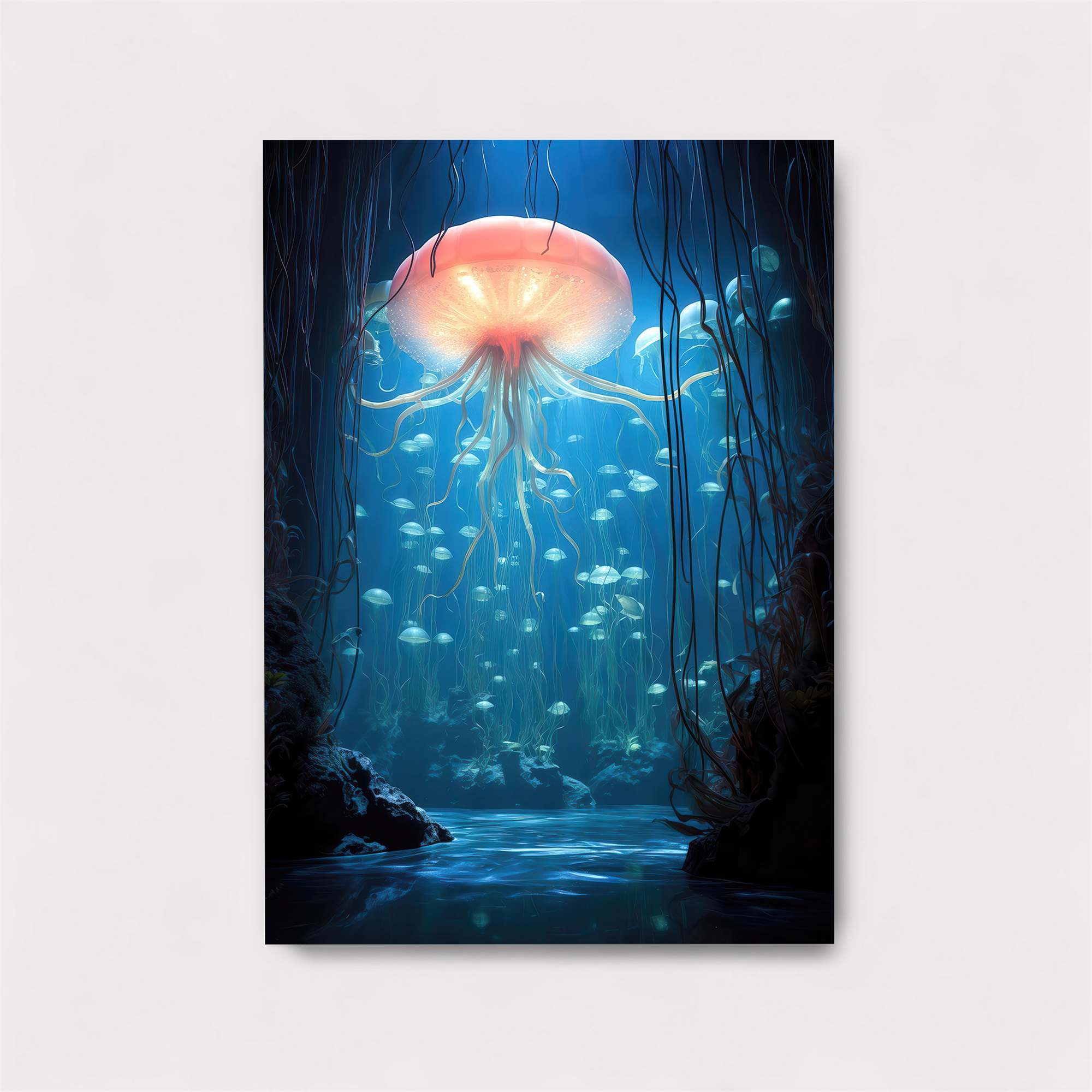 Jellyfish Serenity Safe Wall Magnetic / M