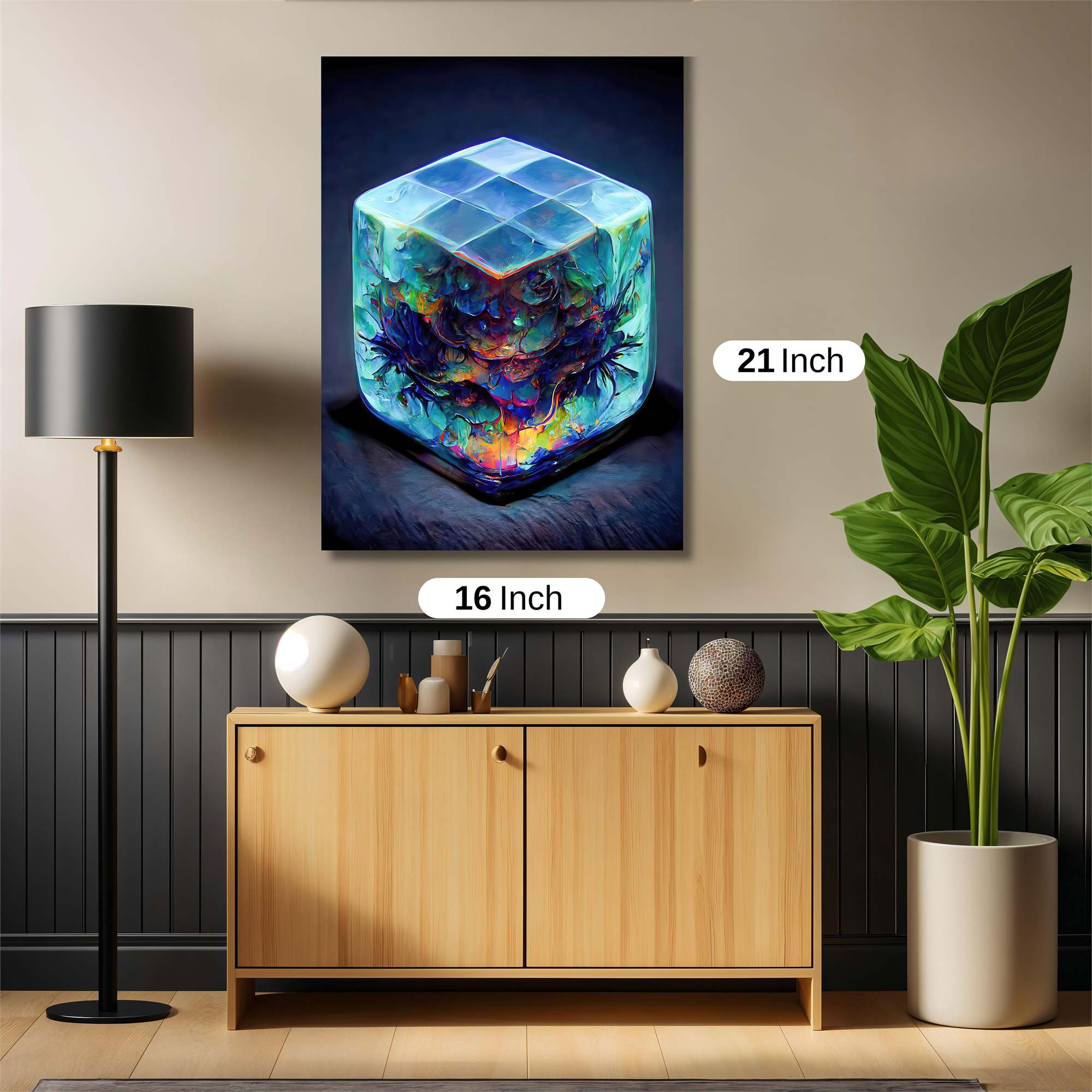 Cube Enigma Safe Wall Magnetic / M