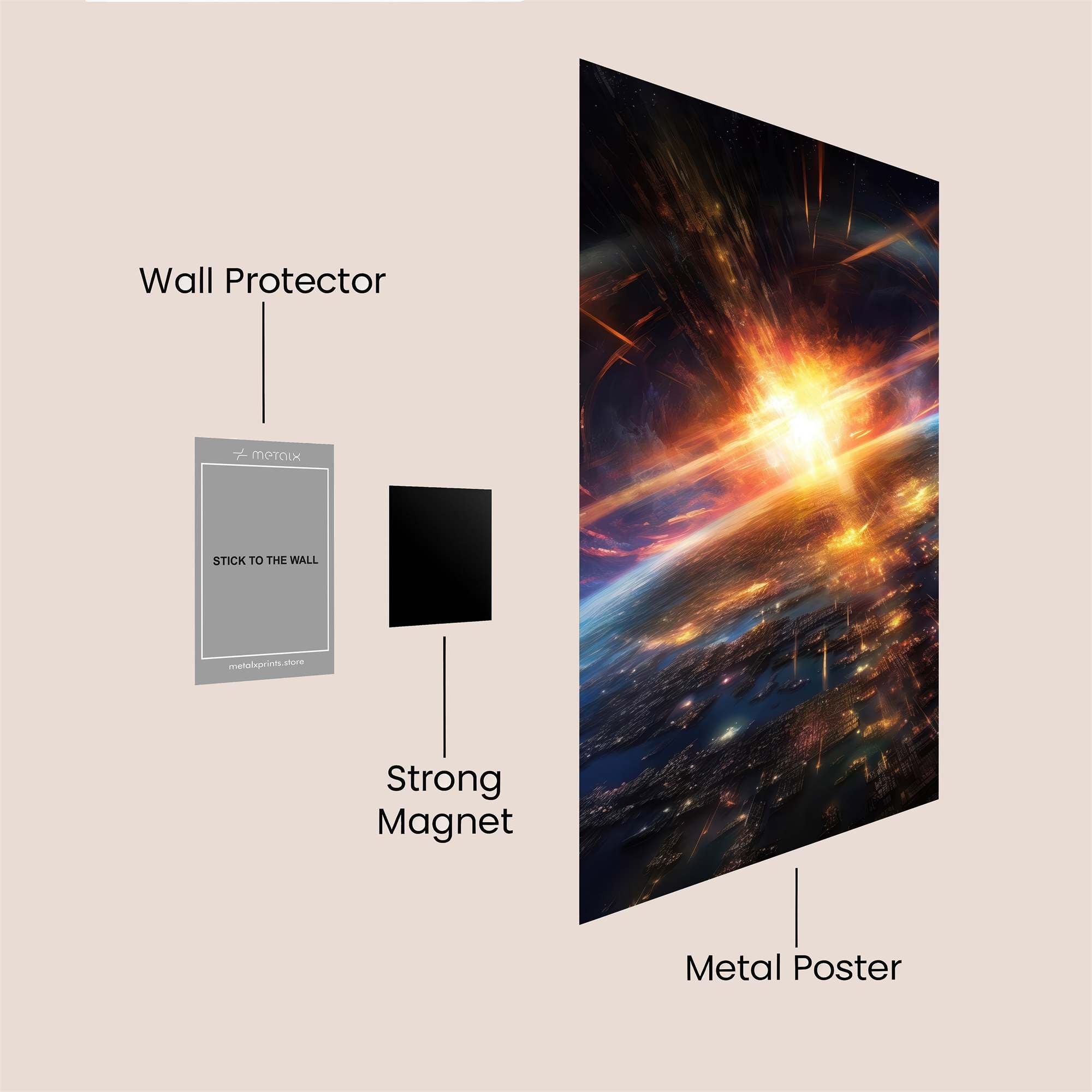 Impact Euphoria Safe Wall Magnetic / M