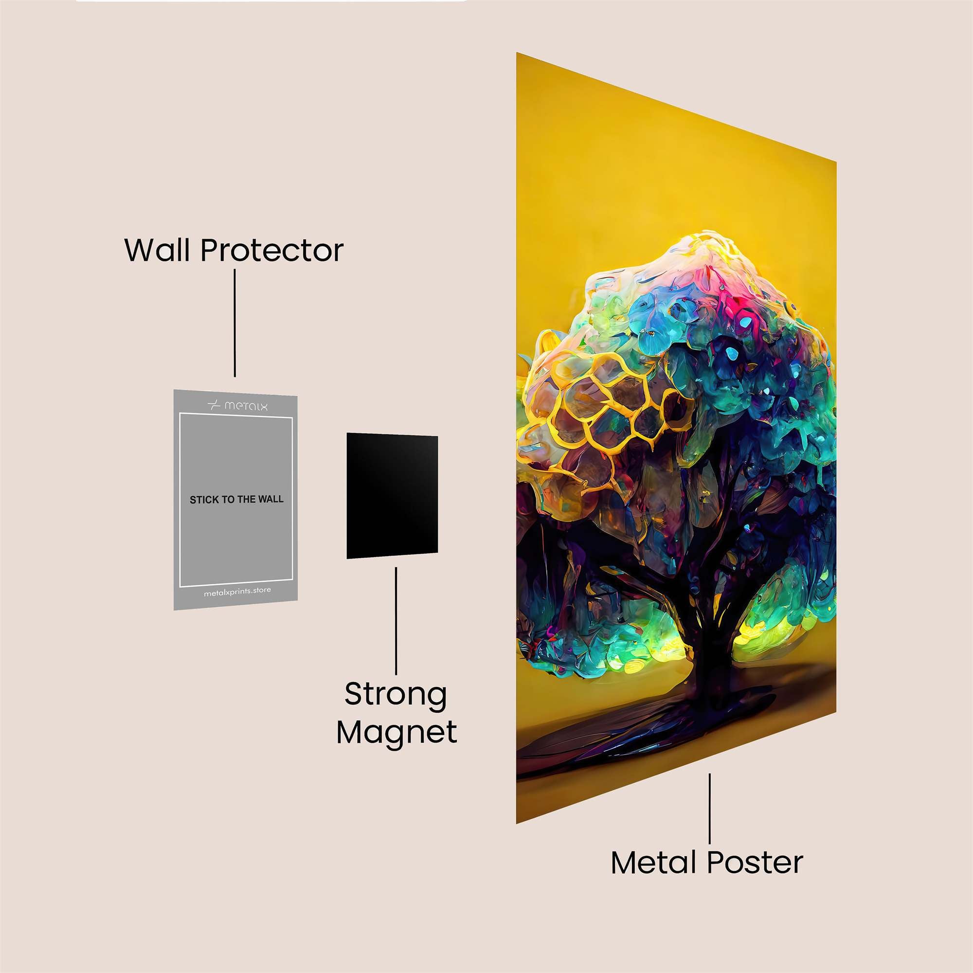 HoneyDream Safe Wall Magnetic / M