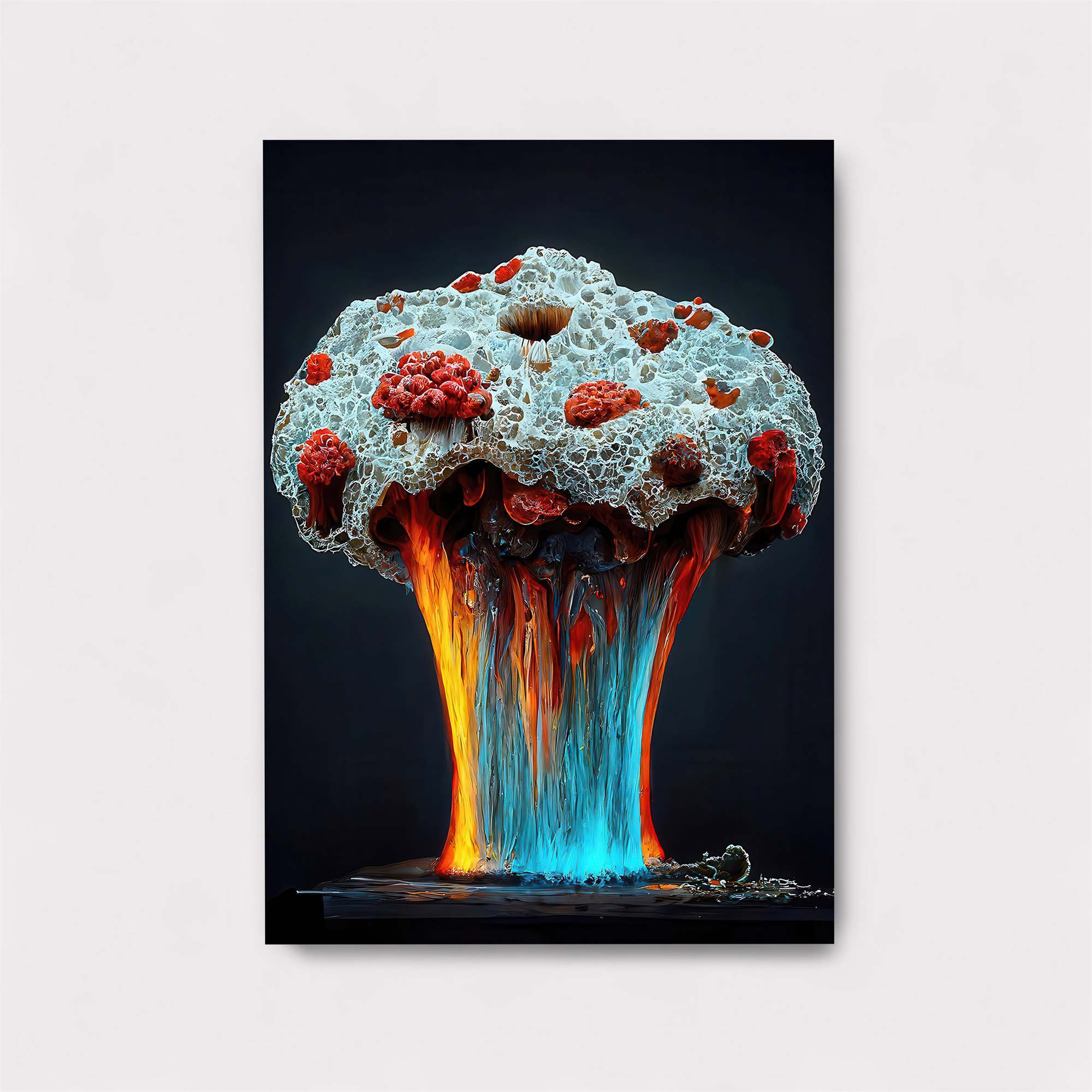 Mushroom Meltdown Safe Wall Magnetic / M