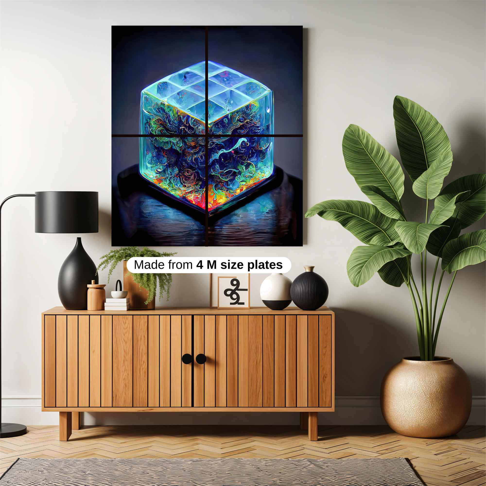 Cube Enigma Safe Wall Magnetic / M